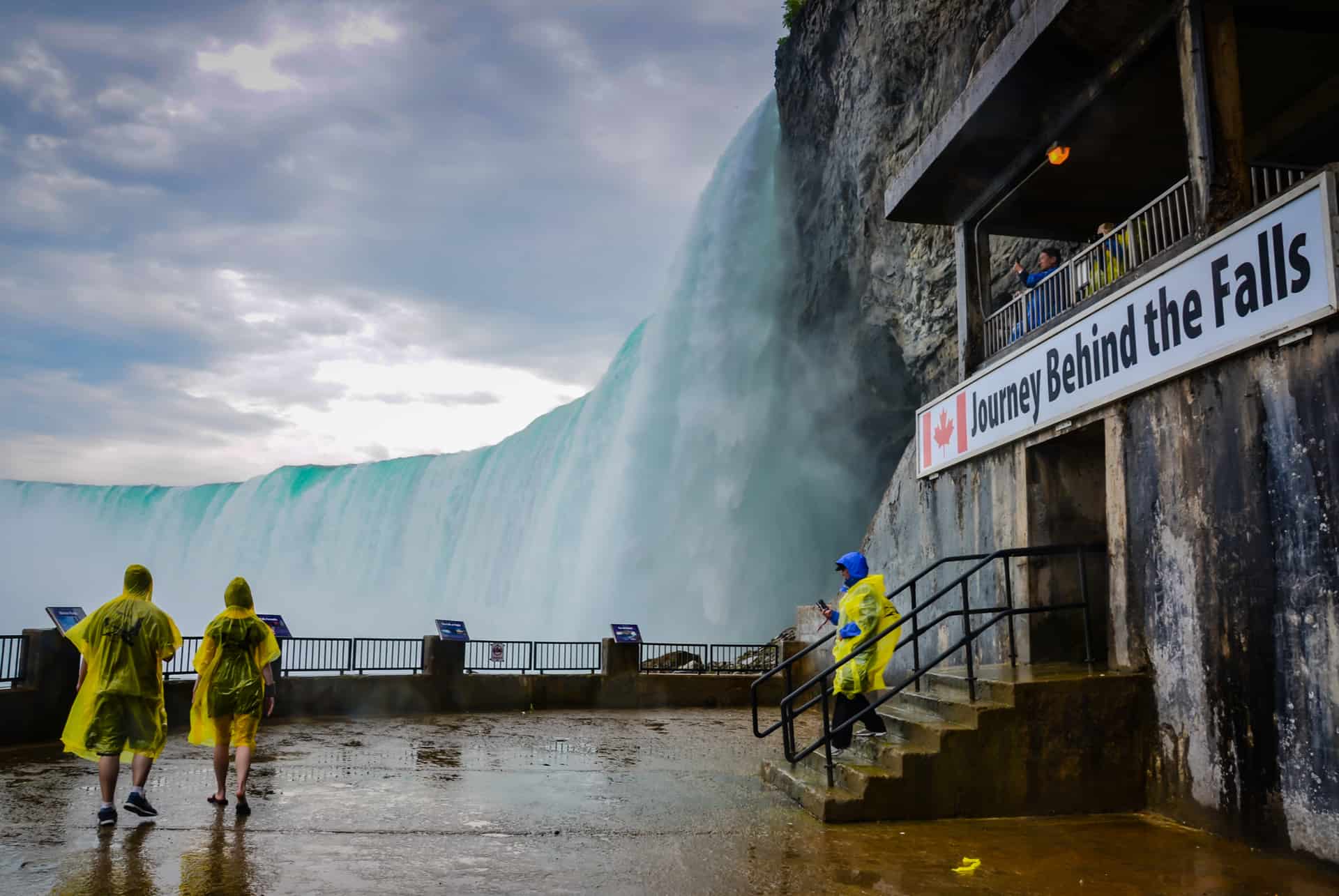 journey behind the falls