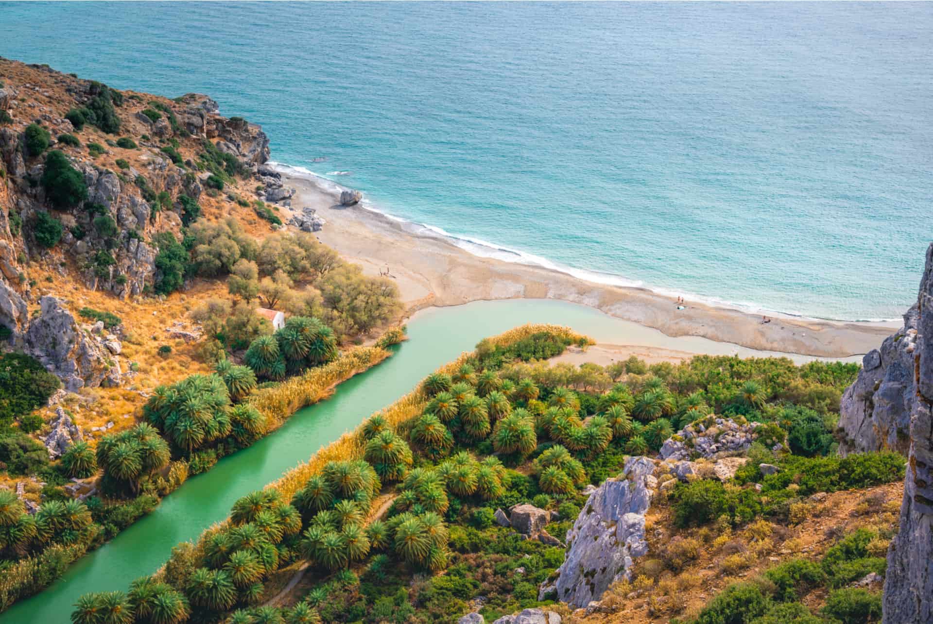 plus belle plage de crete preveli