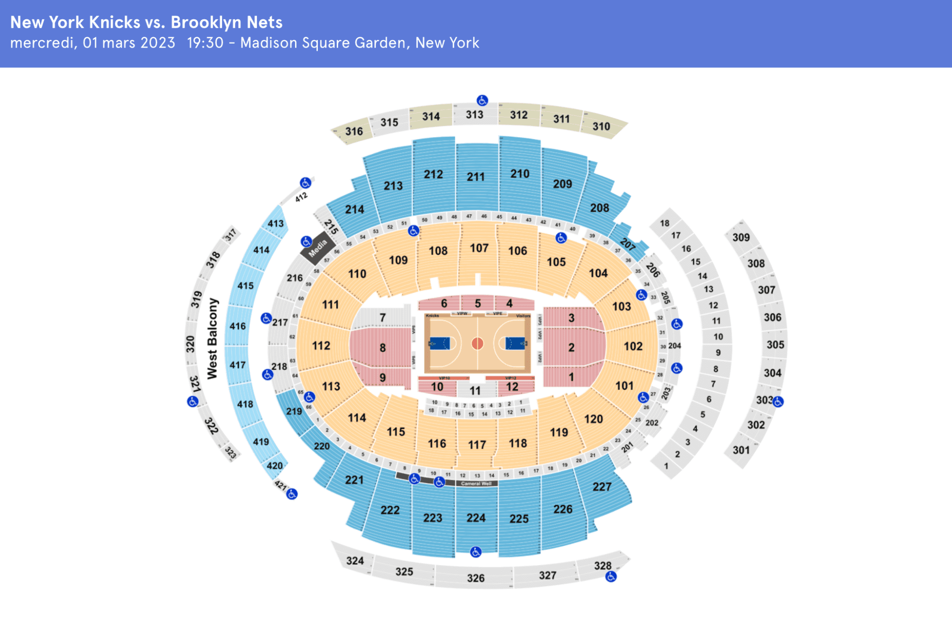 Voir un match de NBA à New York tarifs & infos pratiques