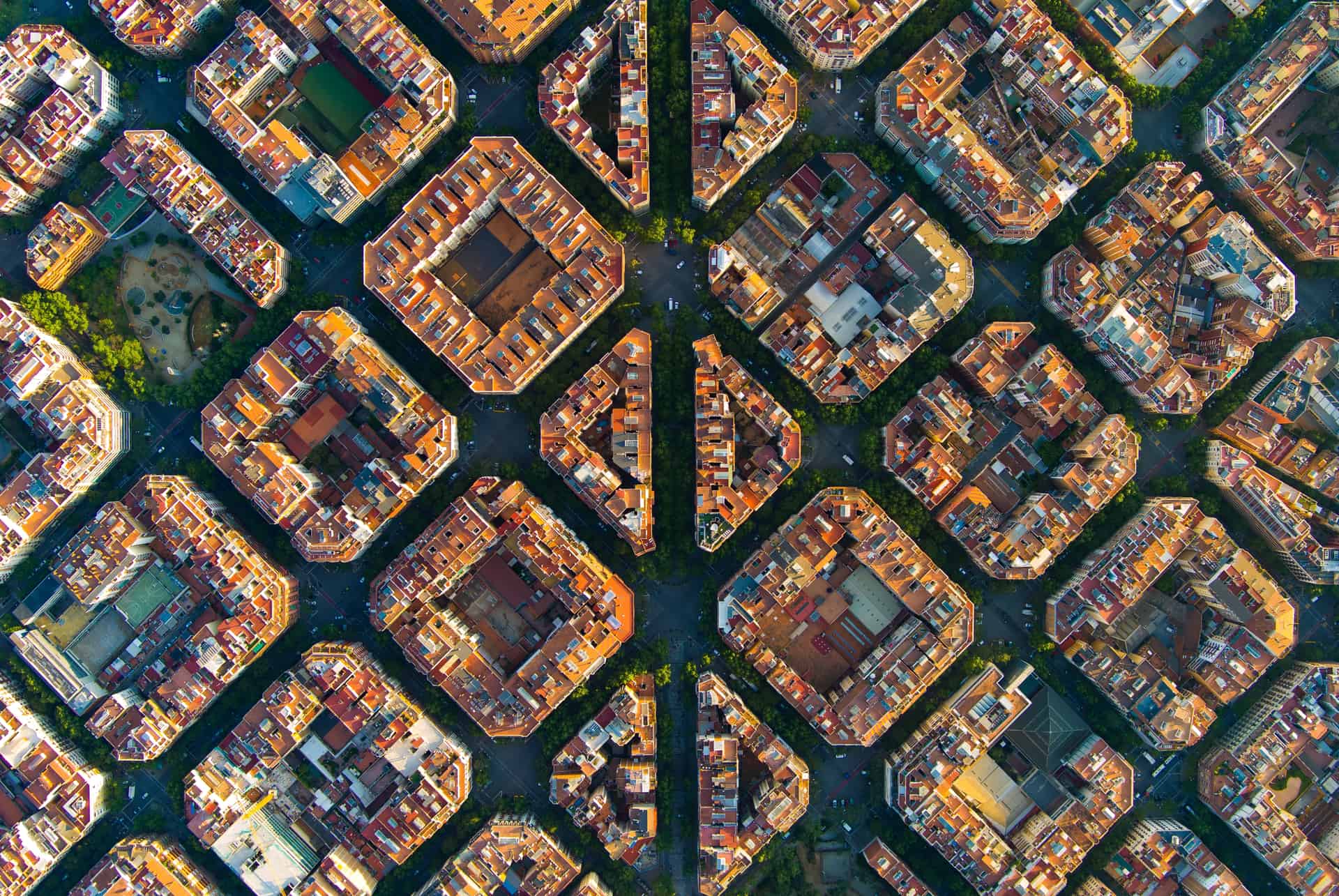 barcelone vue aerienne