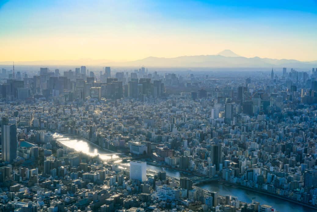 vue du tokyo skytree