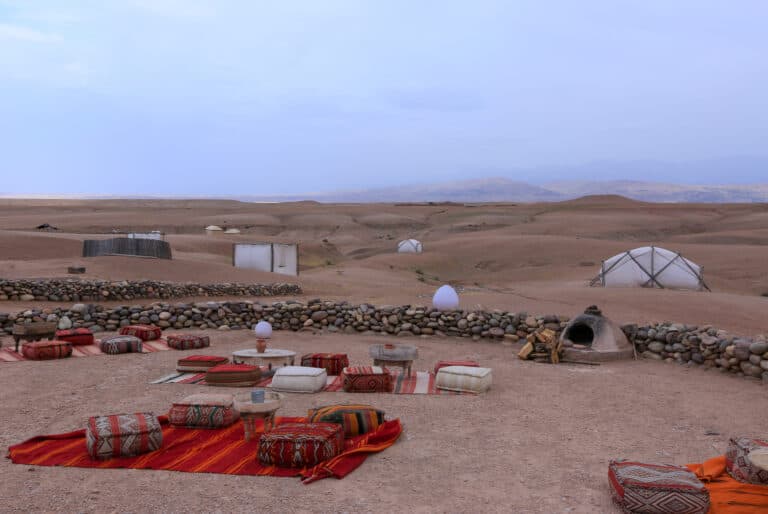 Soirée et nuitée dans le désert d'Agafay