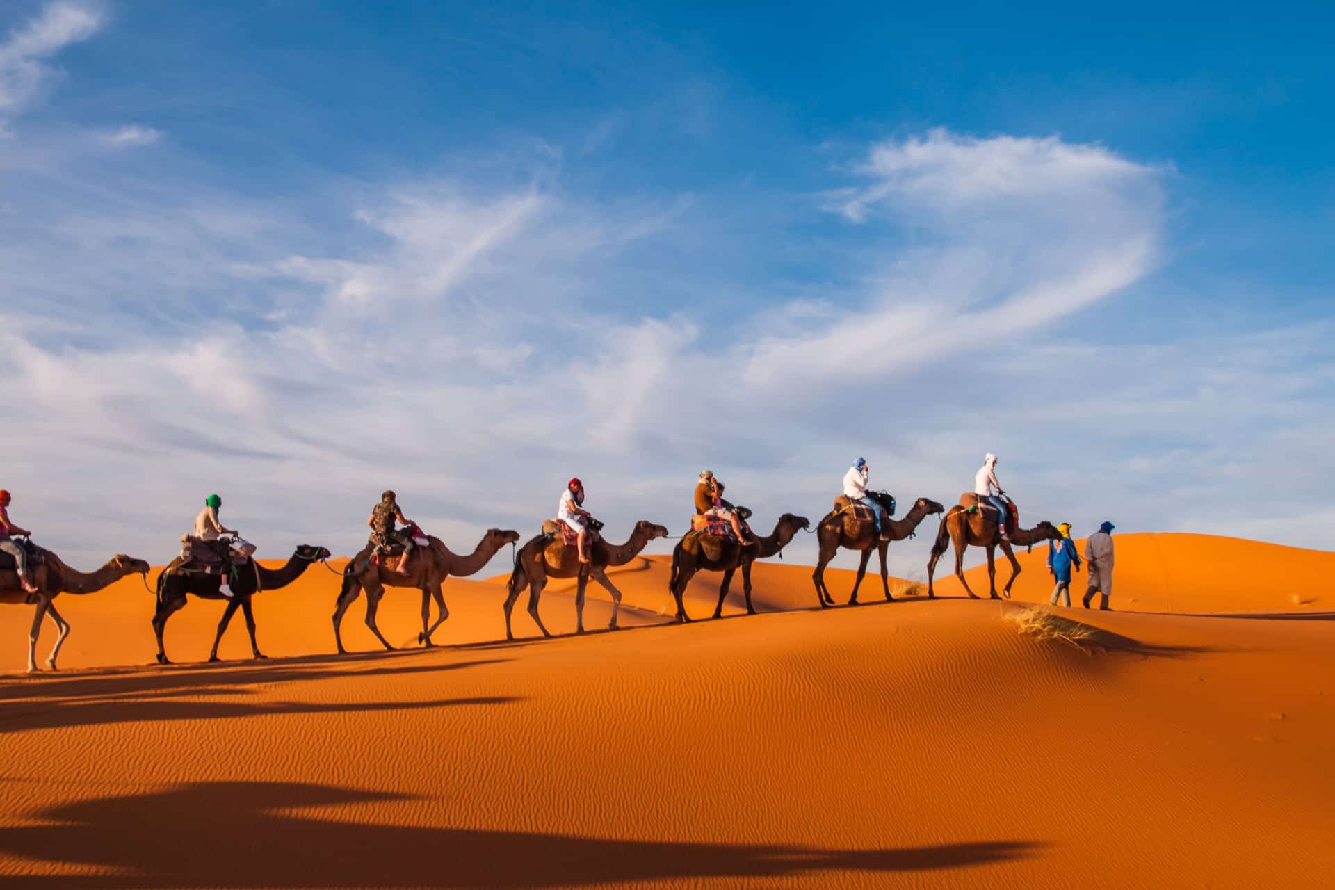 balade en chameau dans le desert de marrakech