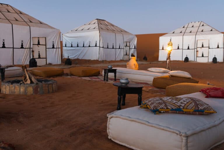 Nuitée dans le désert de Zagora