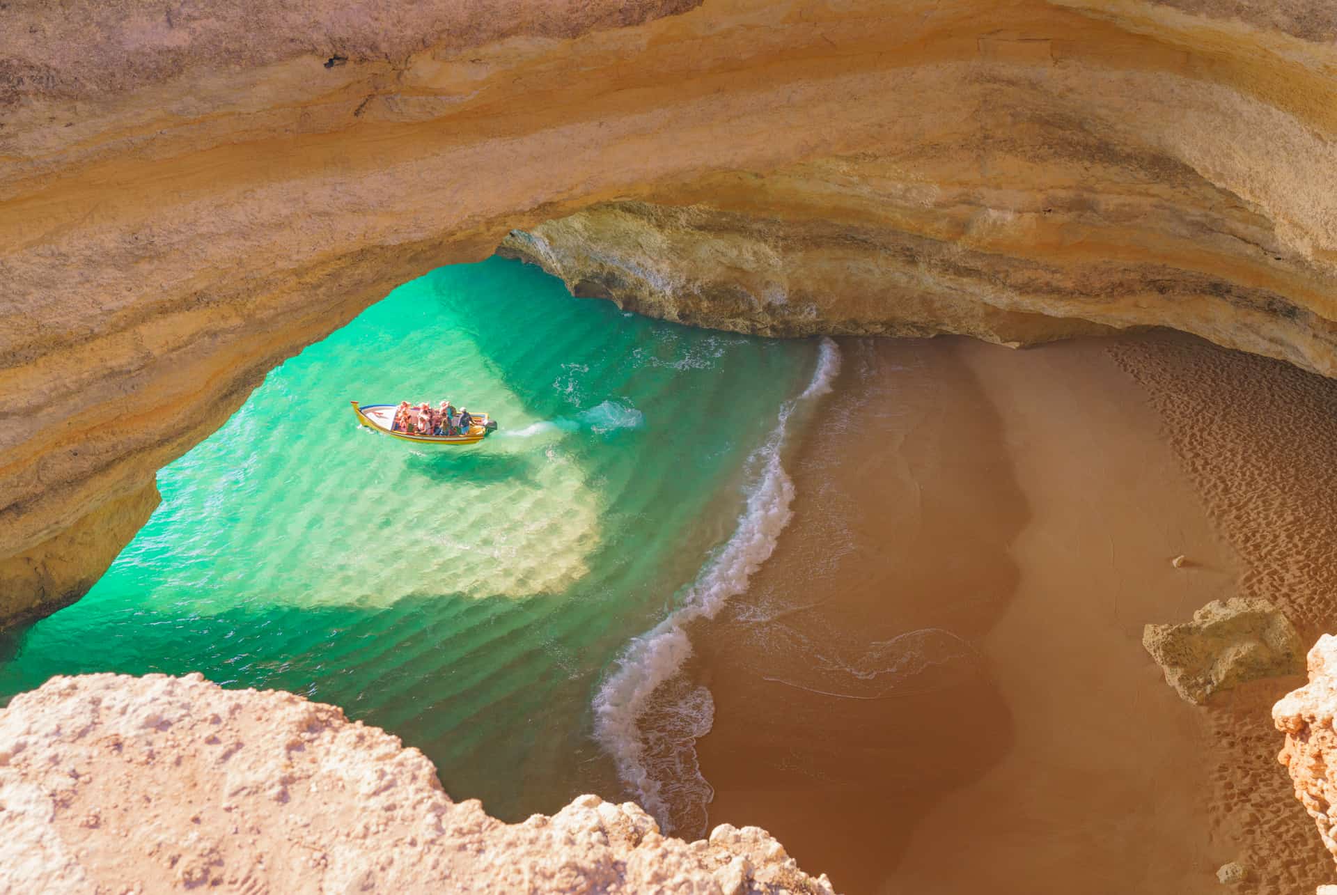 grotte benagil bateau
