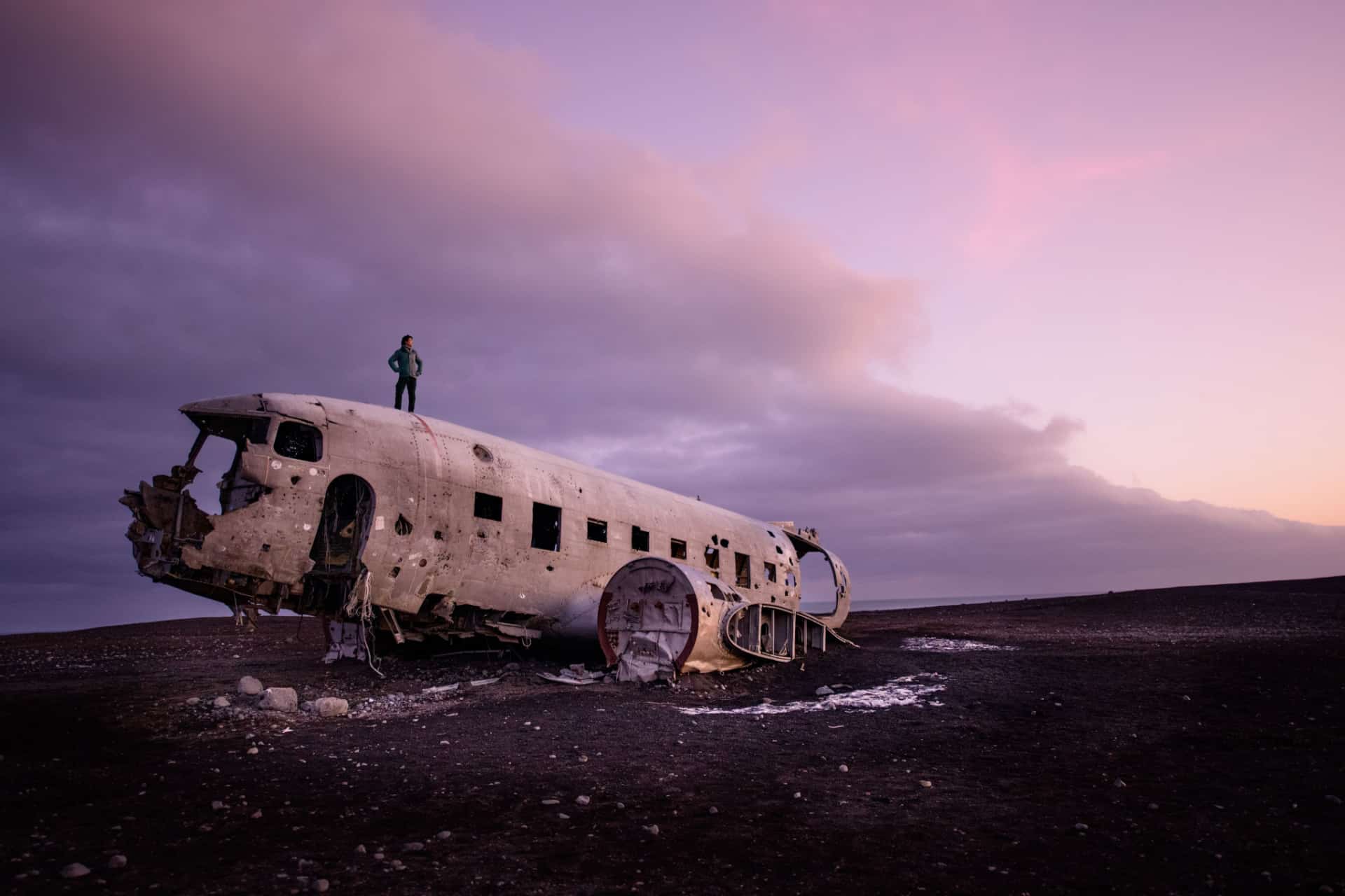 la carcasse d avion visiter islande