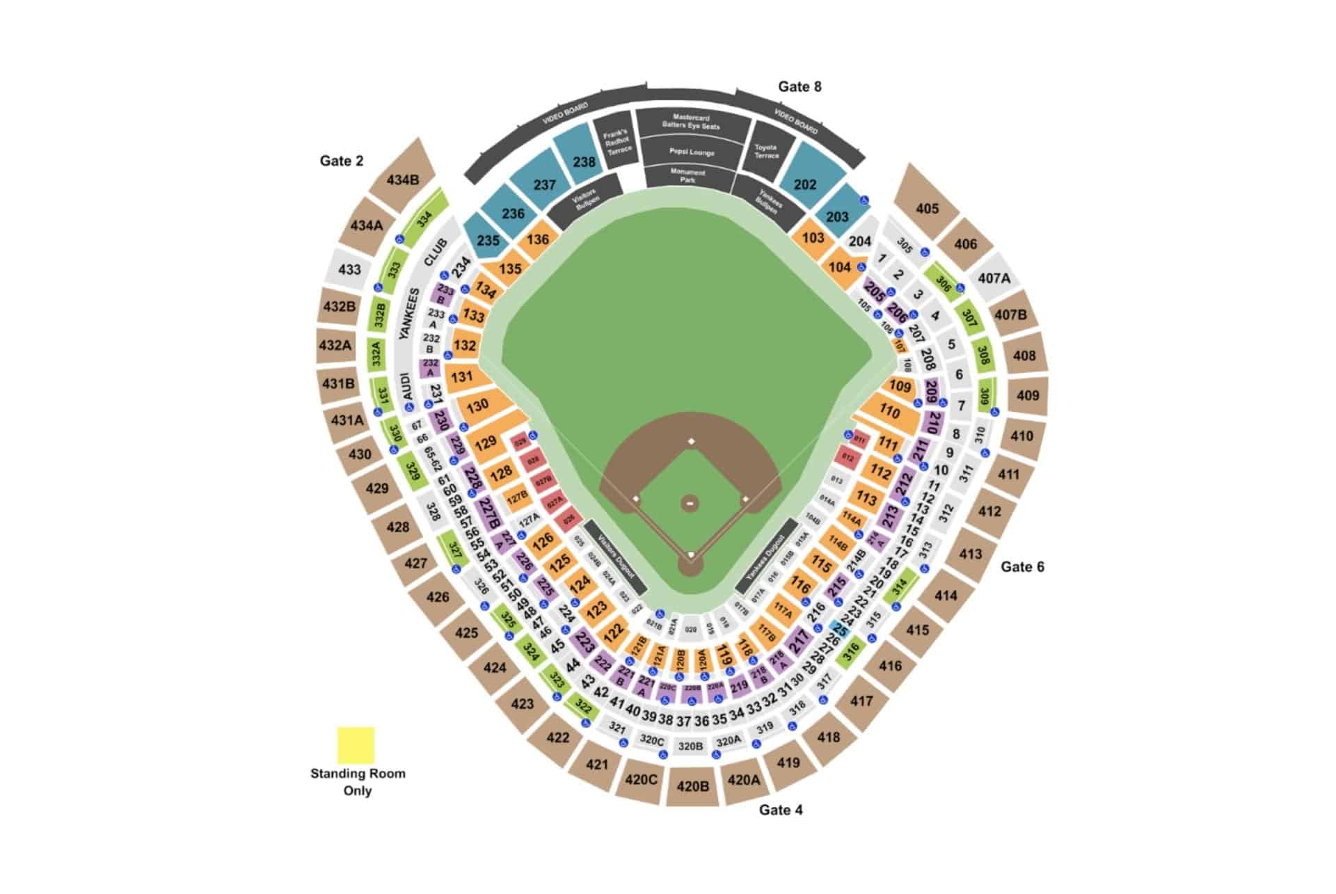 plan yankee stadium