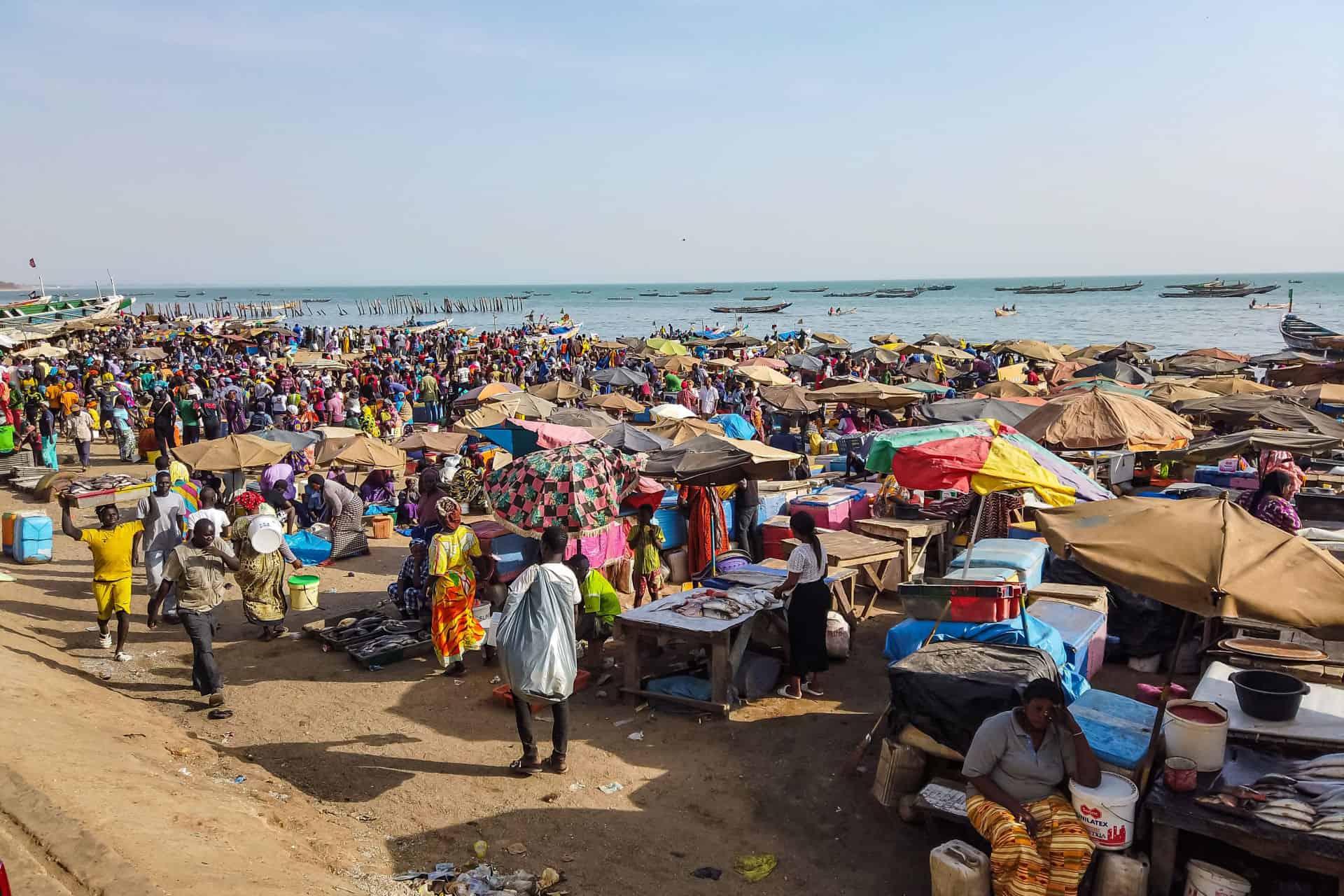 le marche au poisson de dakar