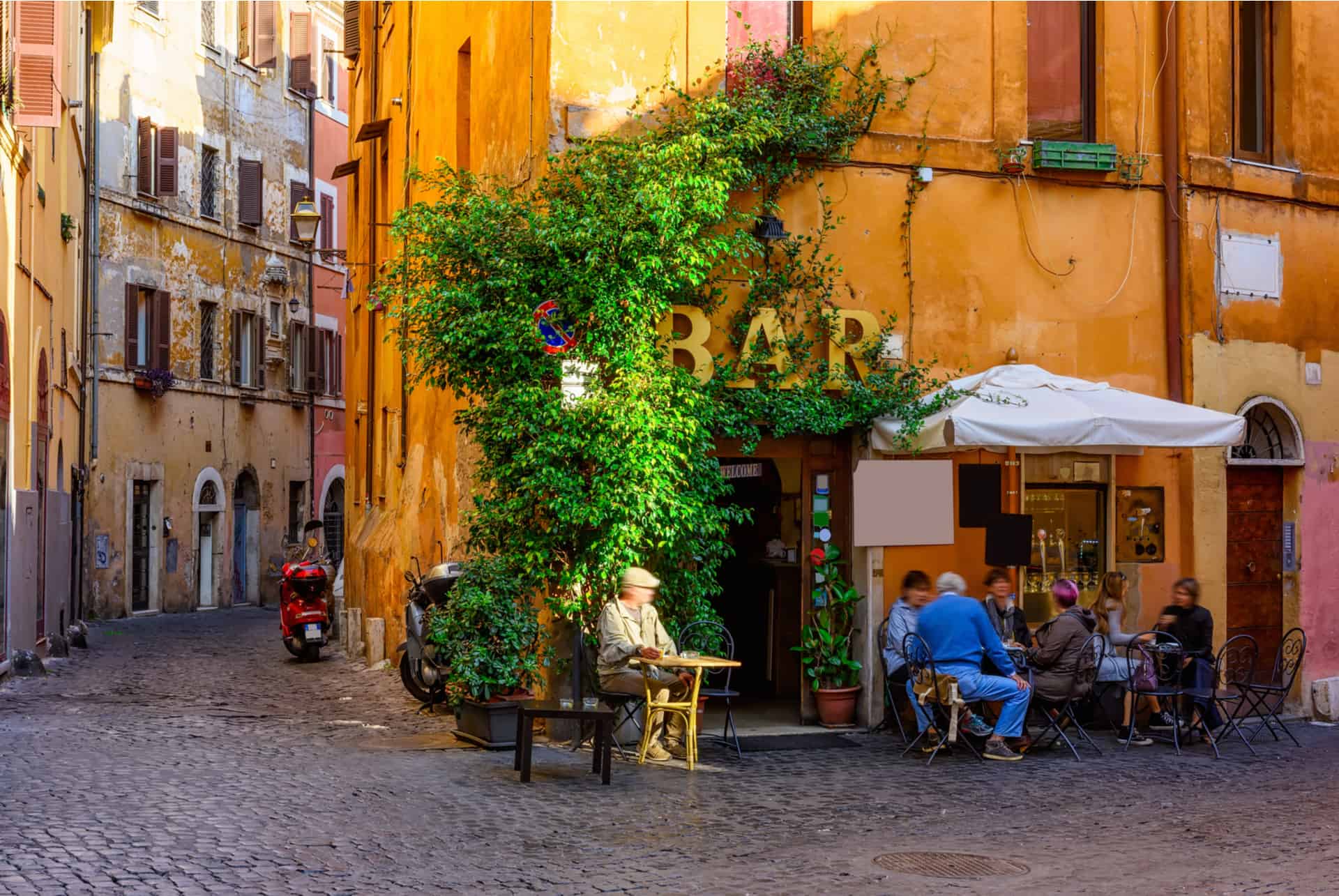 quartier trastevere visiter rome en juillet