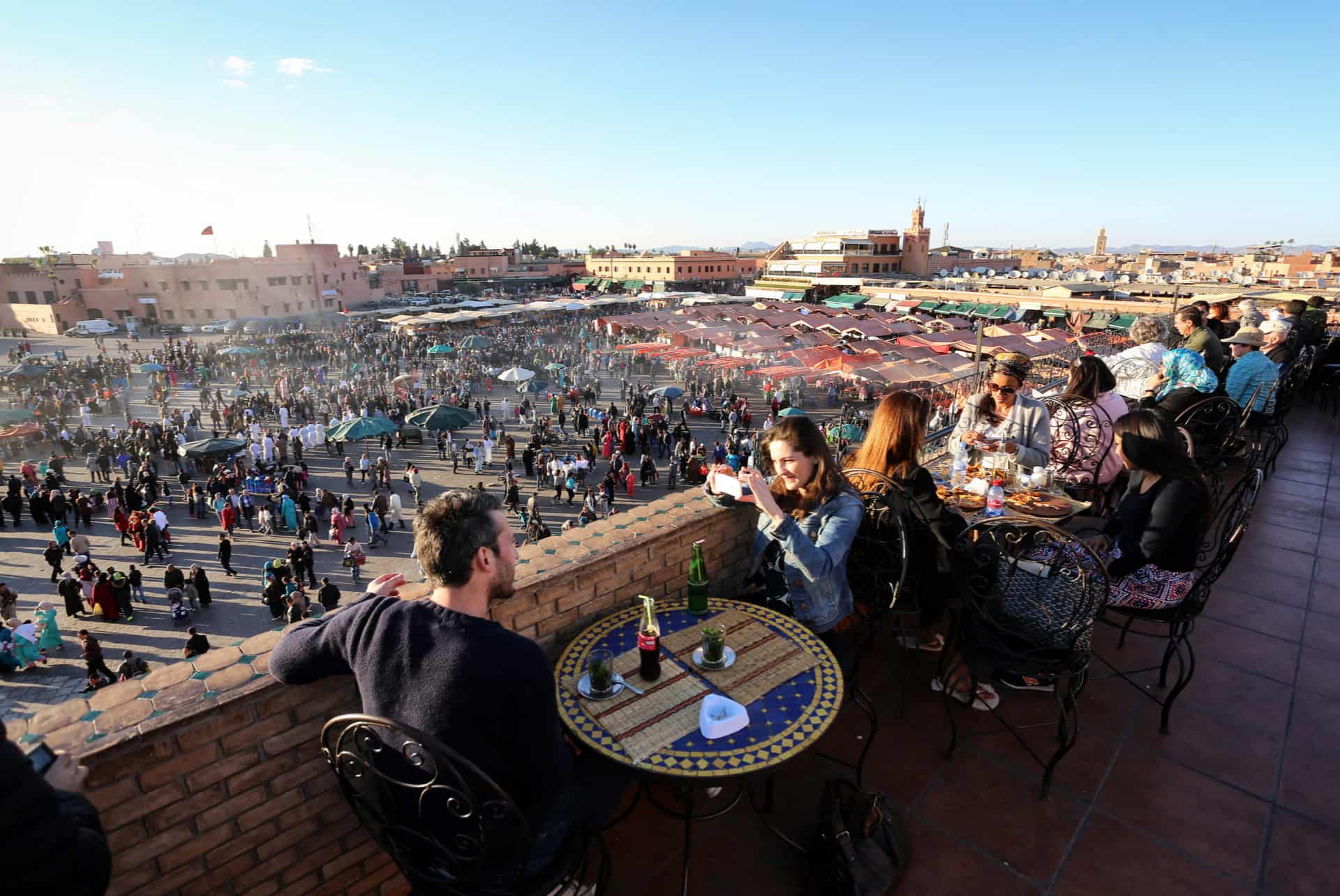 touristes marrakech
