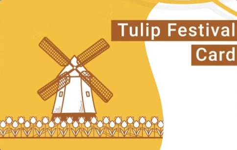 tulip festival card