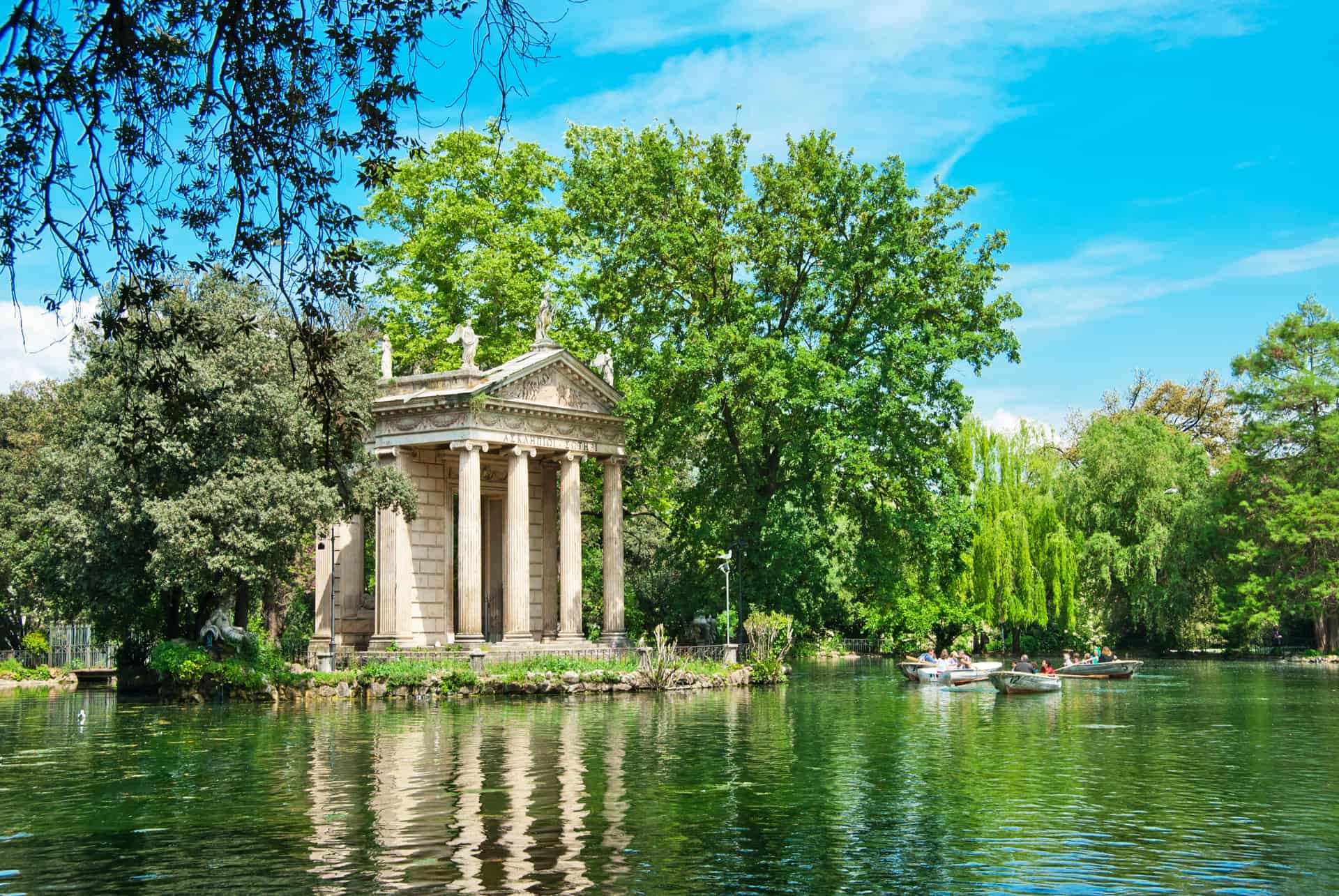 villa borghese visiter rome en 3 jours