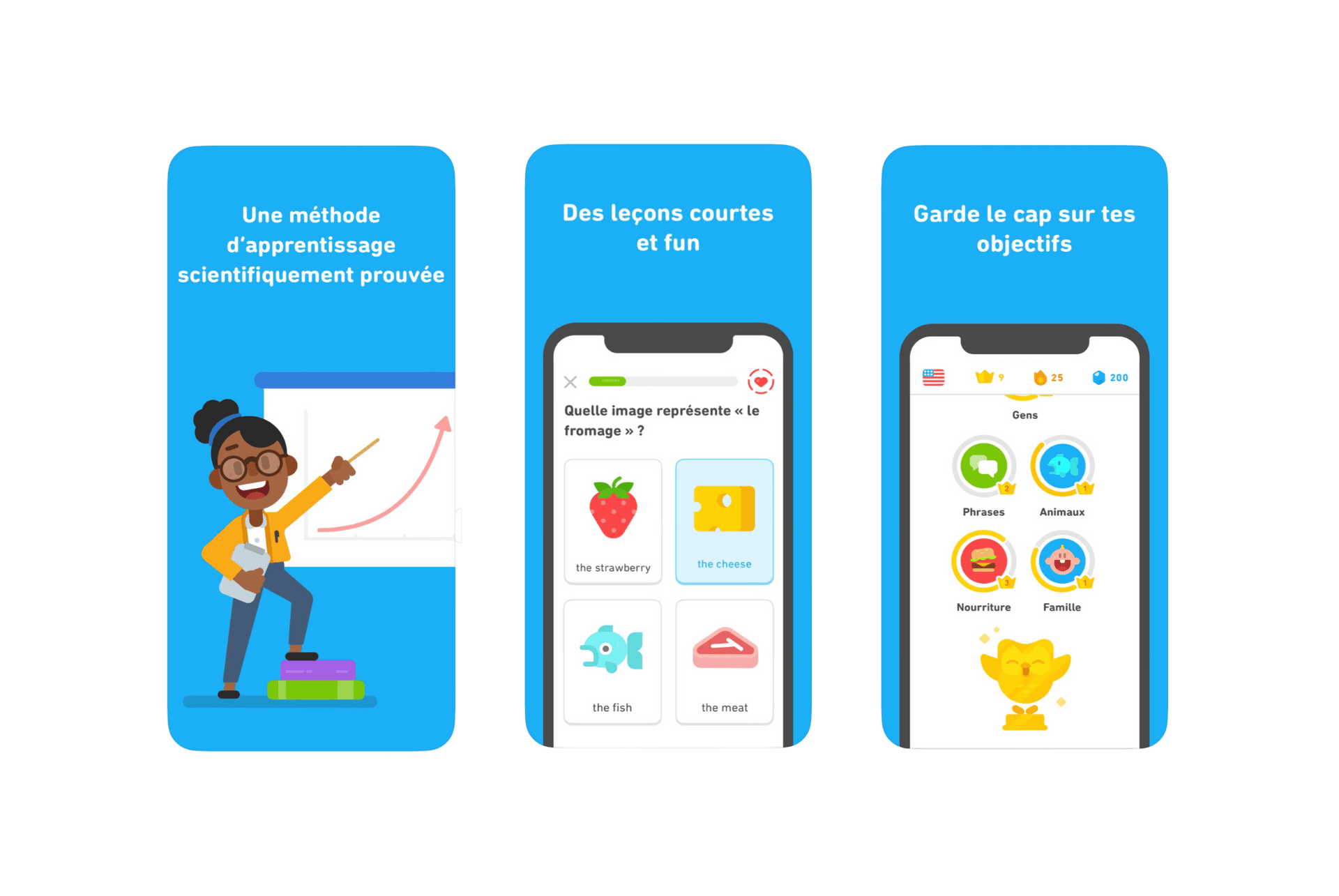 meilleures applications apprendre anglais duolingo