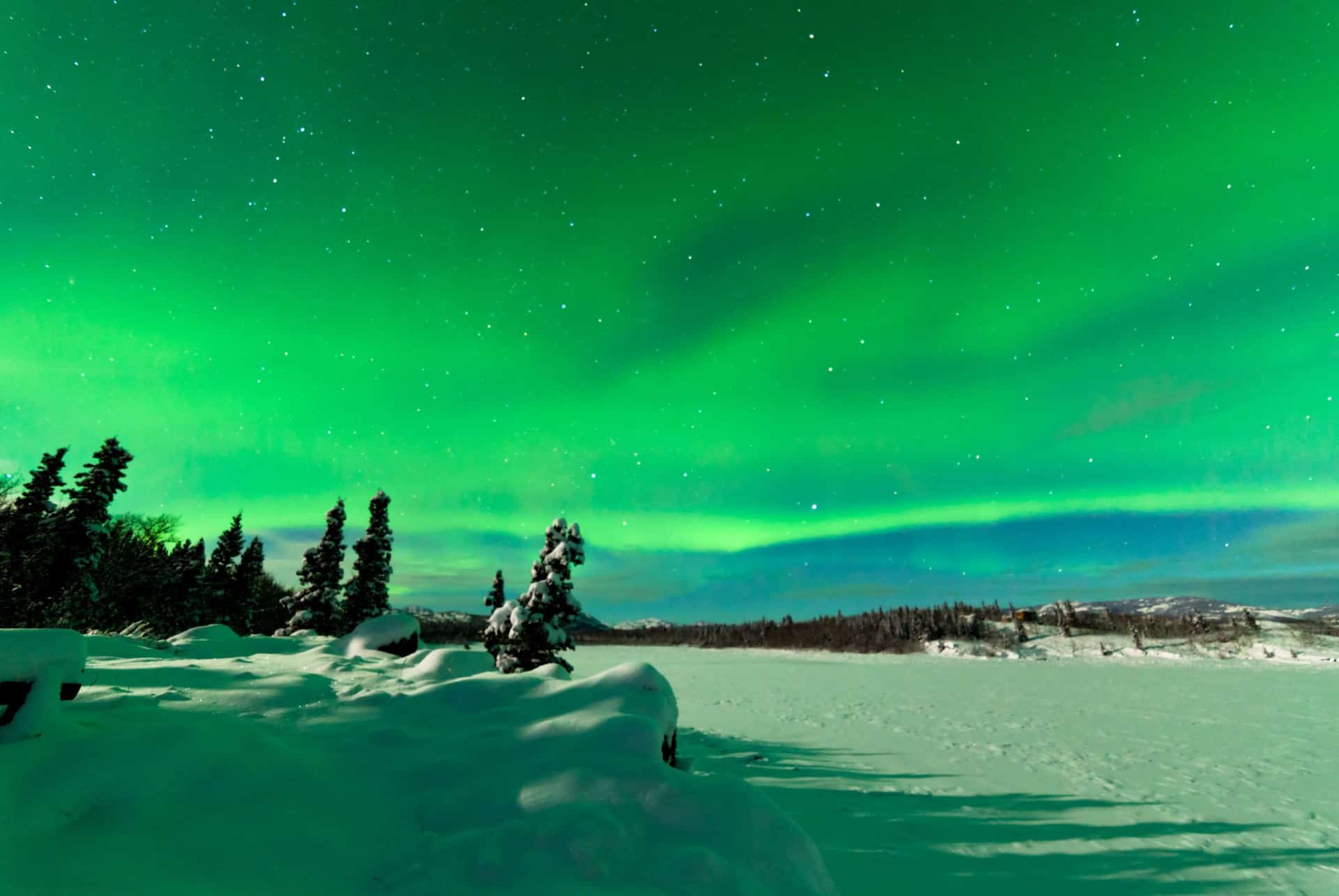 aurores boreales yukon