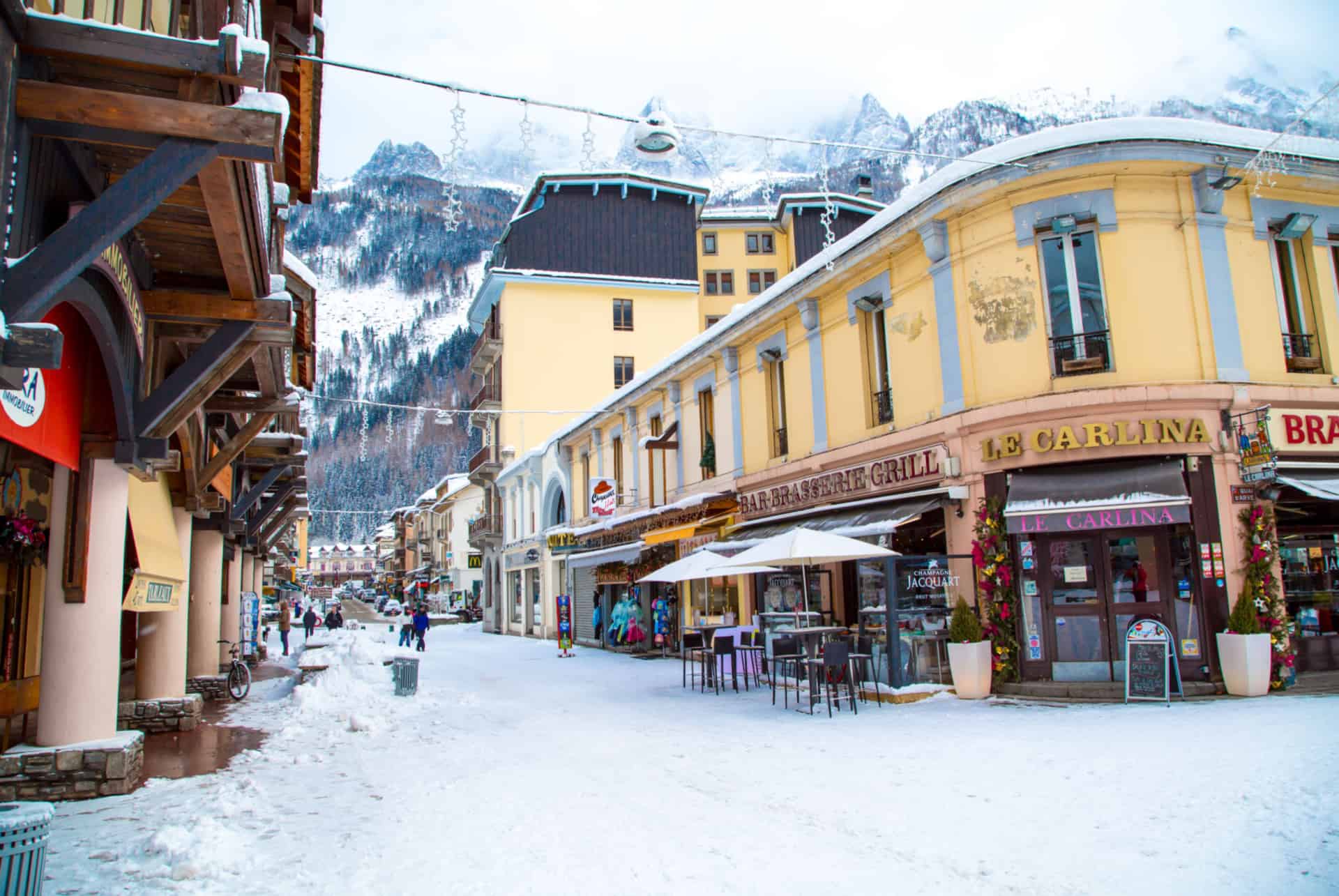 centre ville chamonix