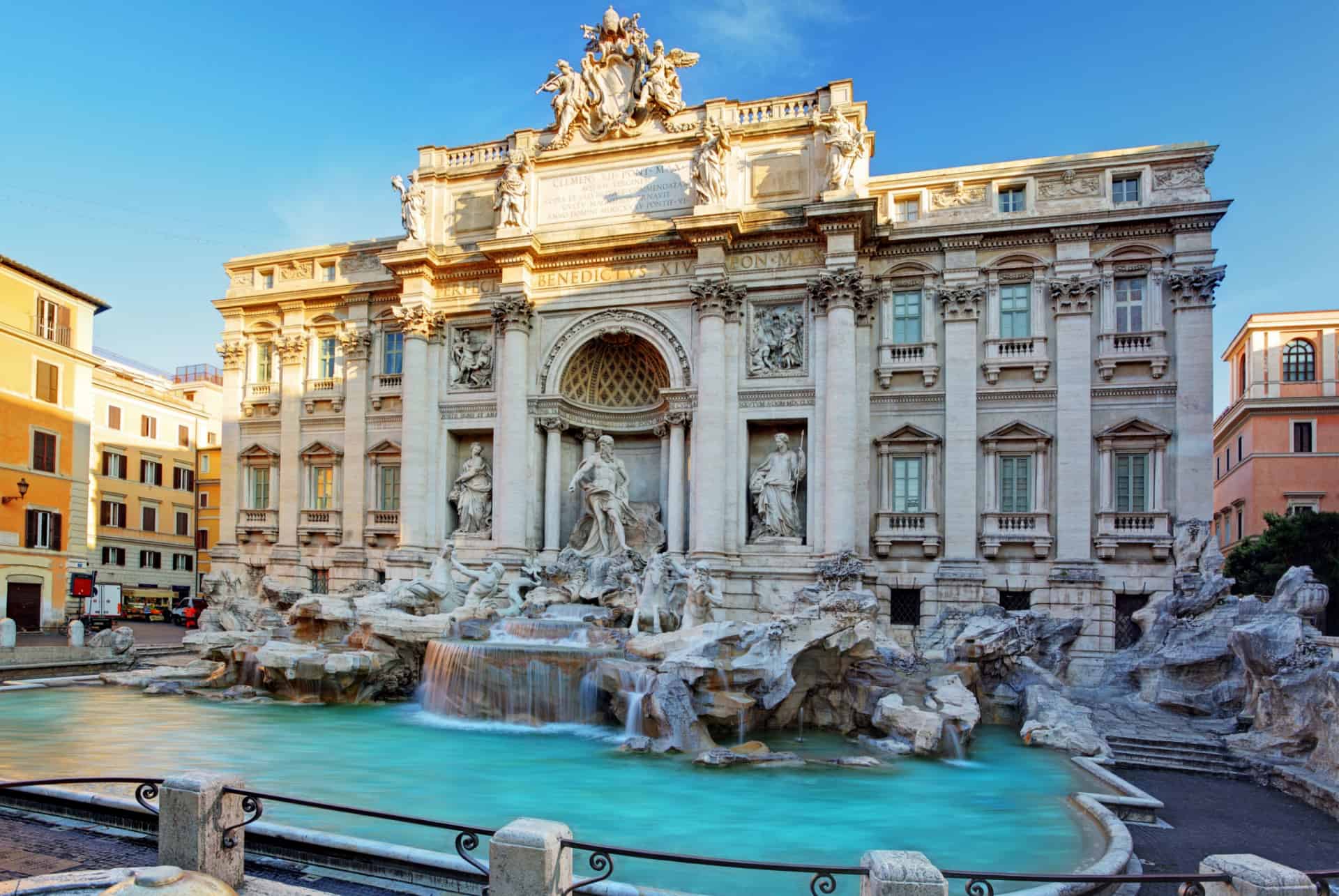 fontaine trevi visiter rome en juillet