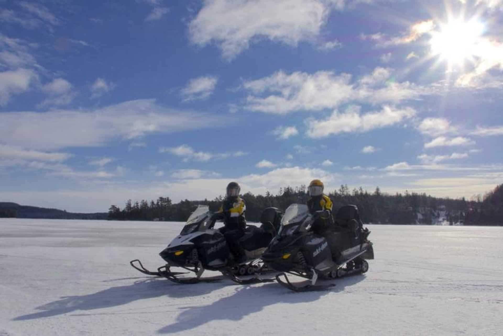 motoneige lac morency