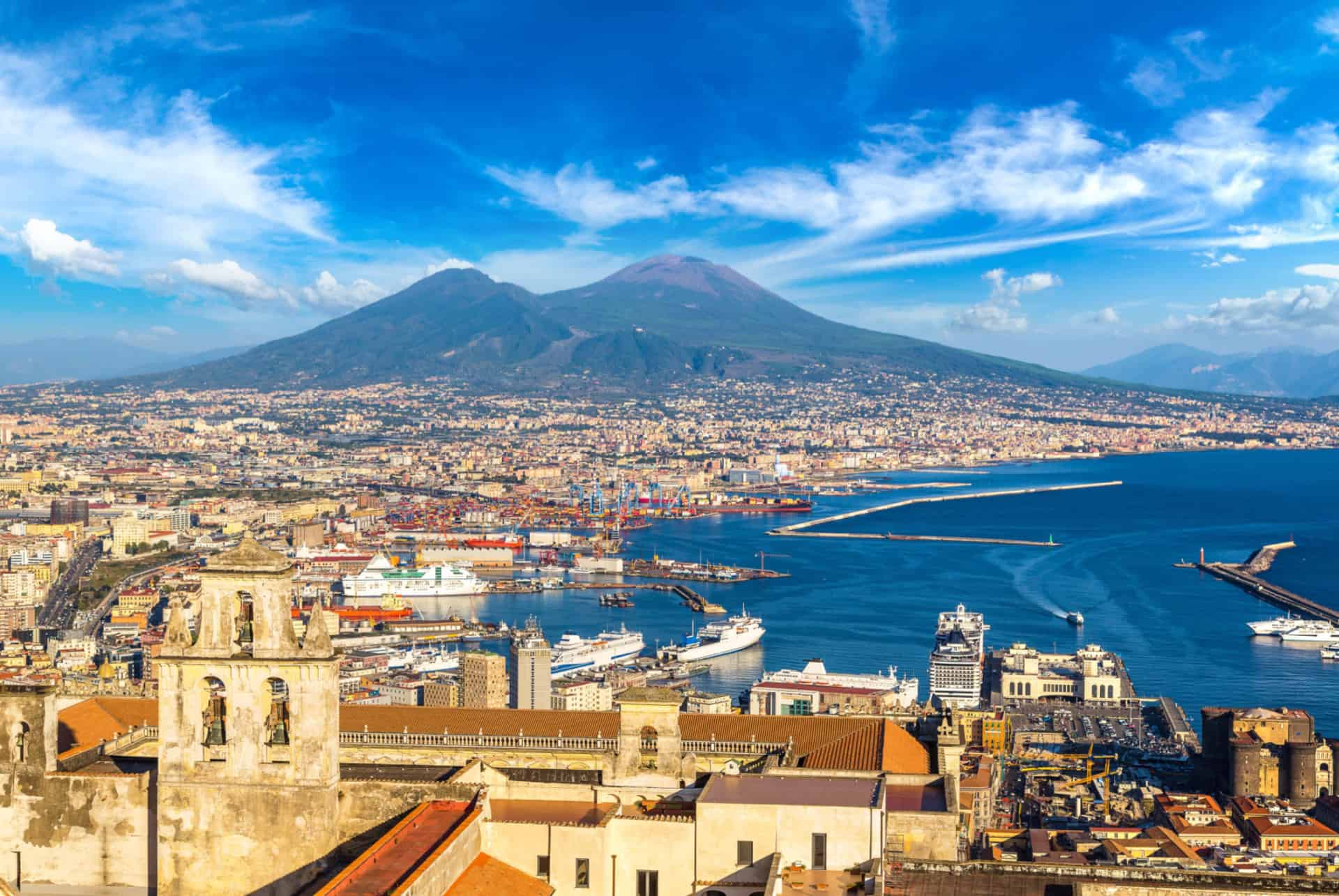 naples vésuve