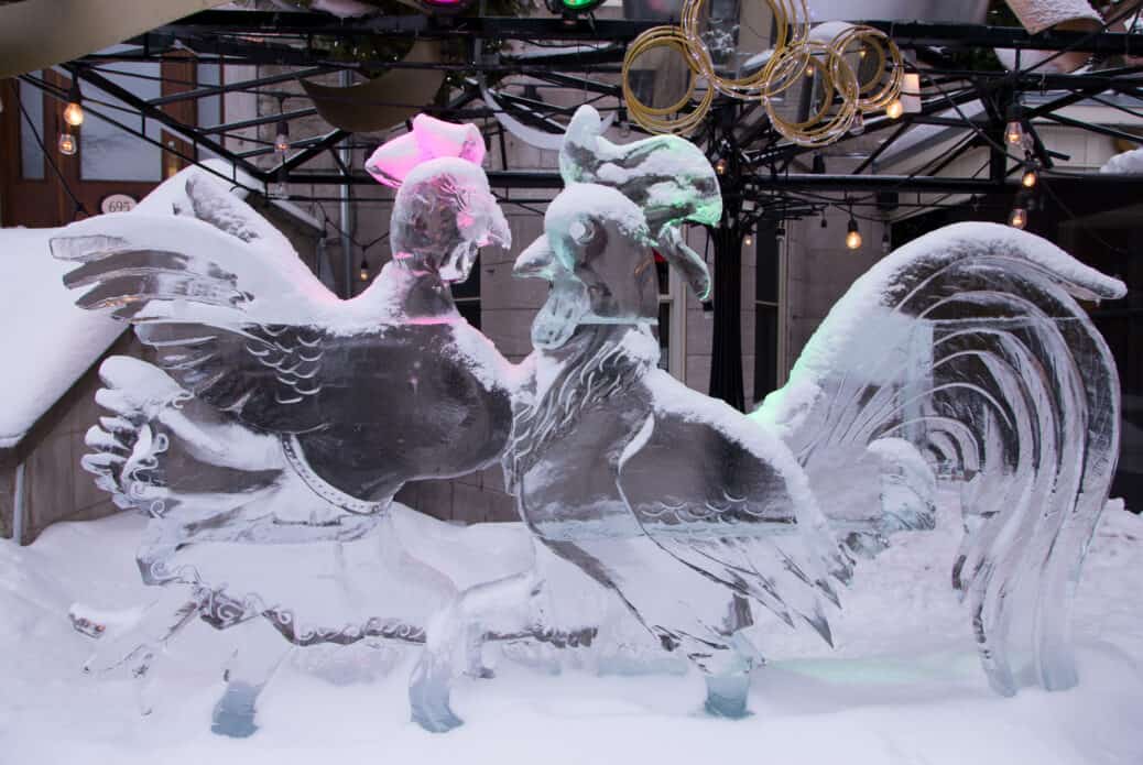 sculptures glace quebec carnaval