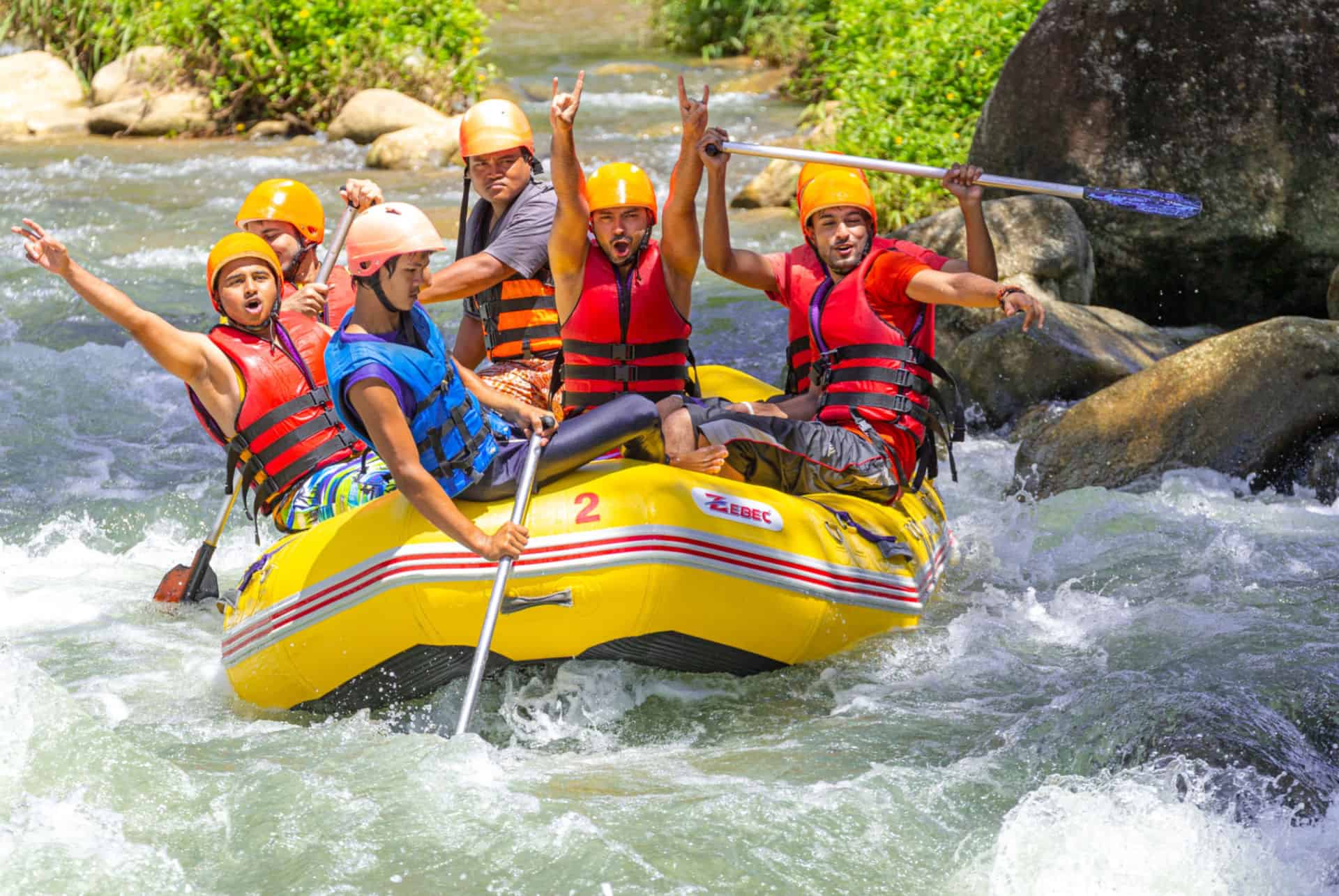 rafting snorkeling