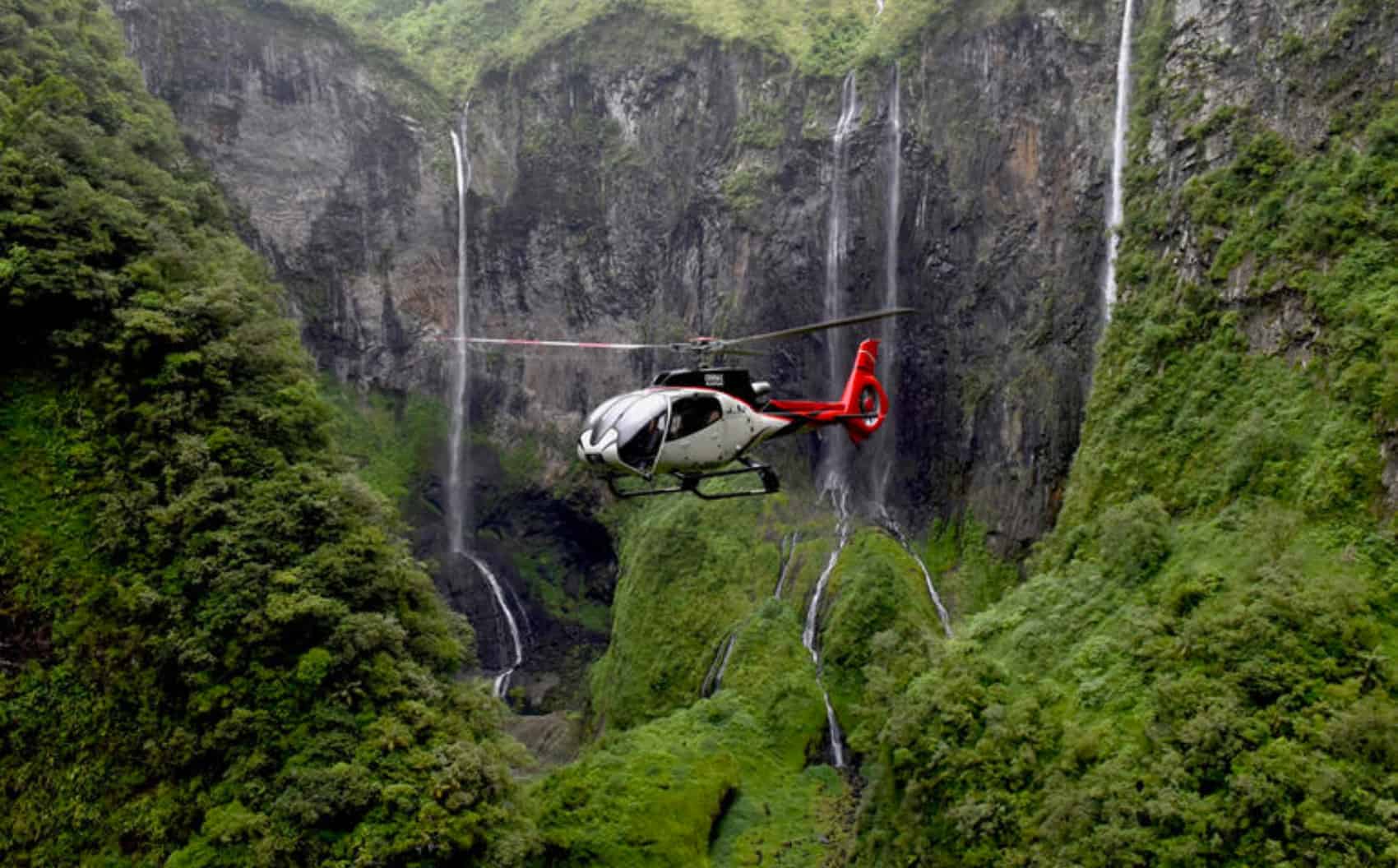 survol cirques île de la réunion