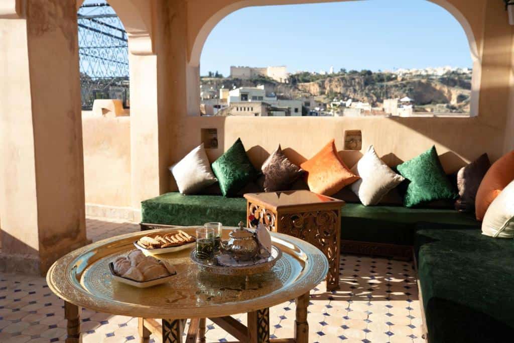 terrasse riad sidrat fes