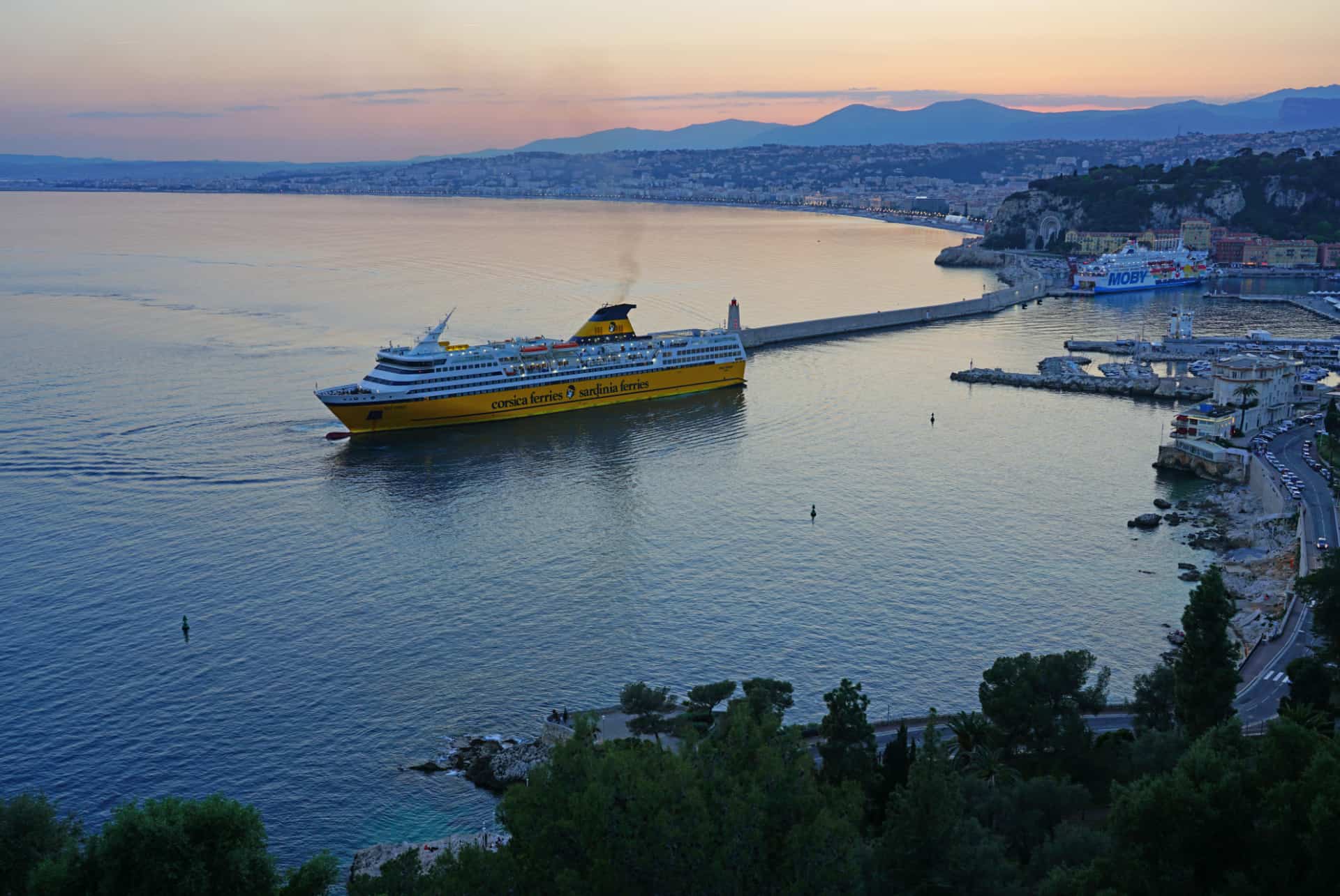 trajet corsica ferries