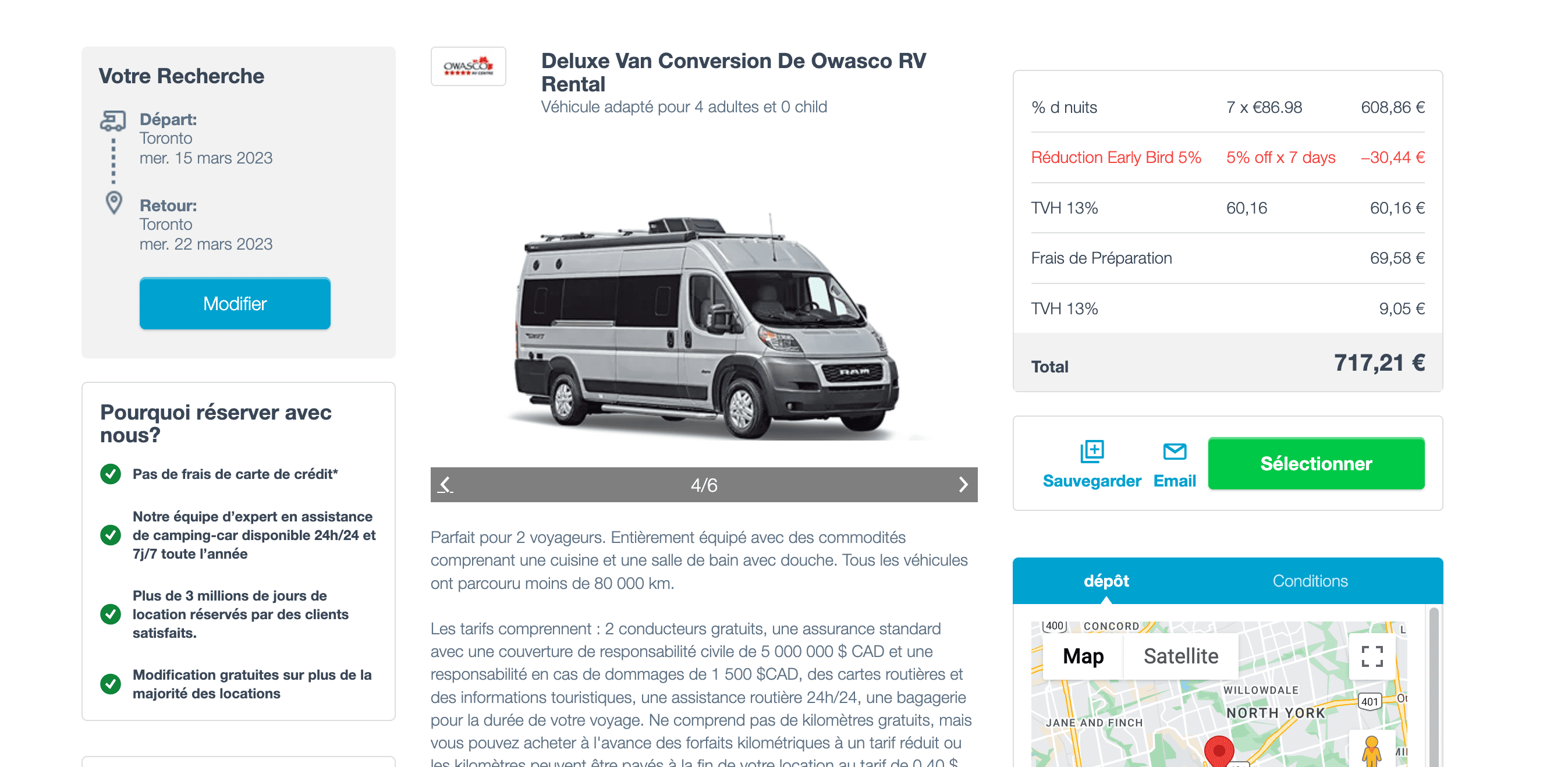 Louer un sales van a montreal