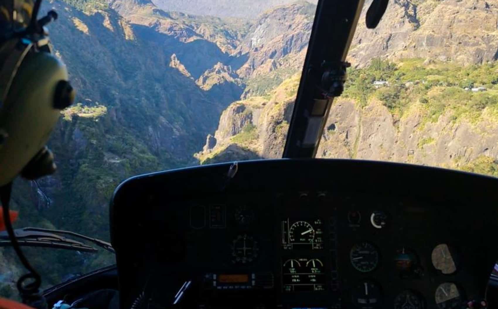 vol en hélicoptère à la réunion