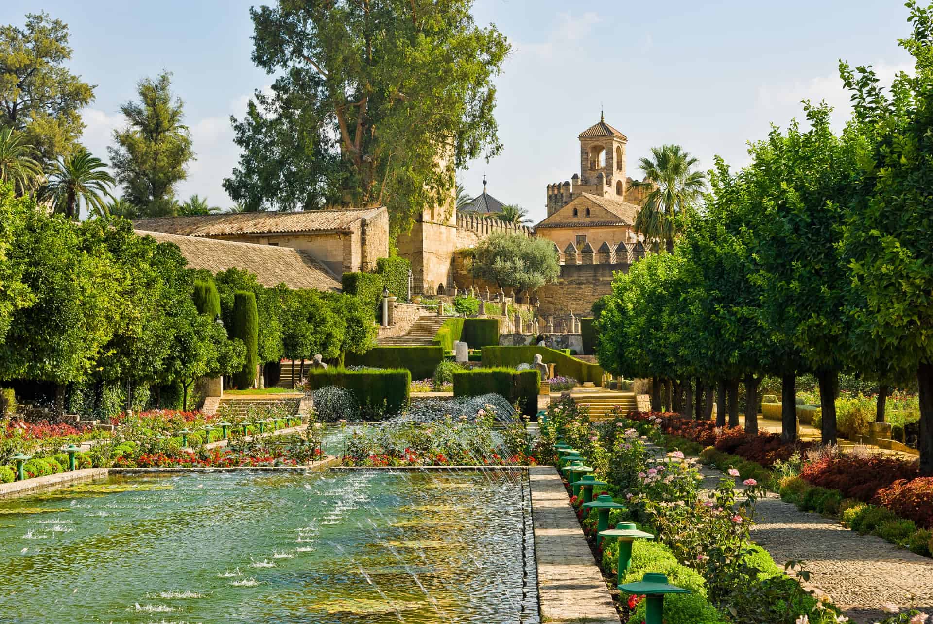 alcazar cordoue jardin