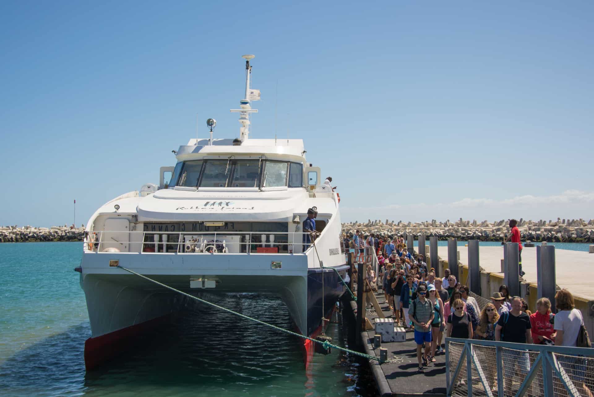 comment aller a robben island