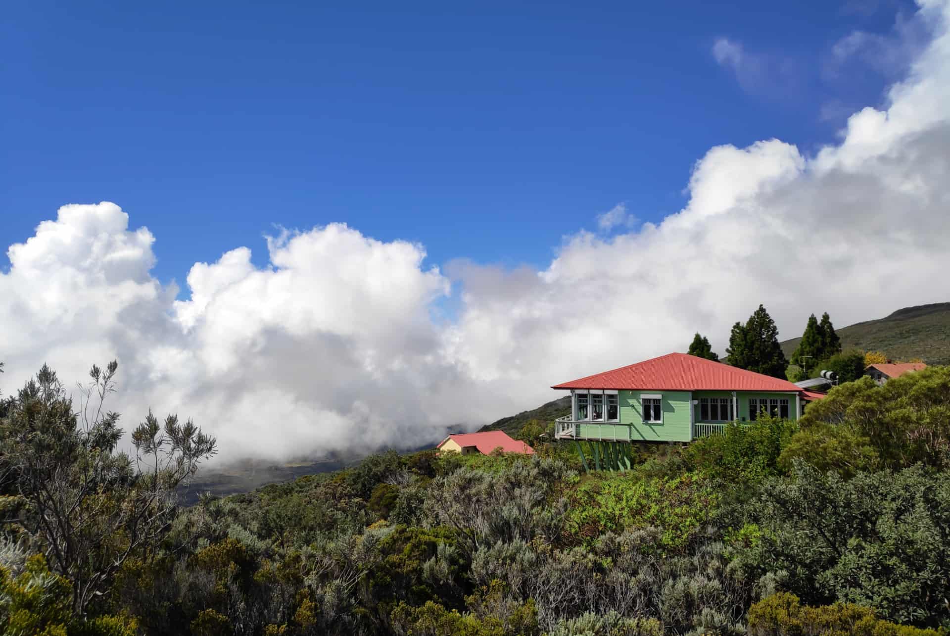 dormir piton de la fournaise