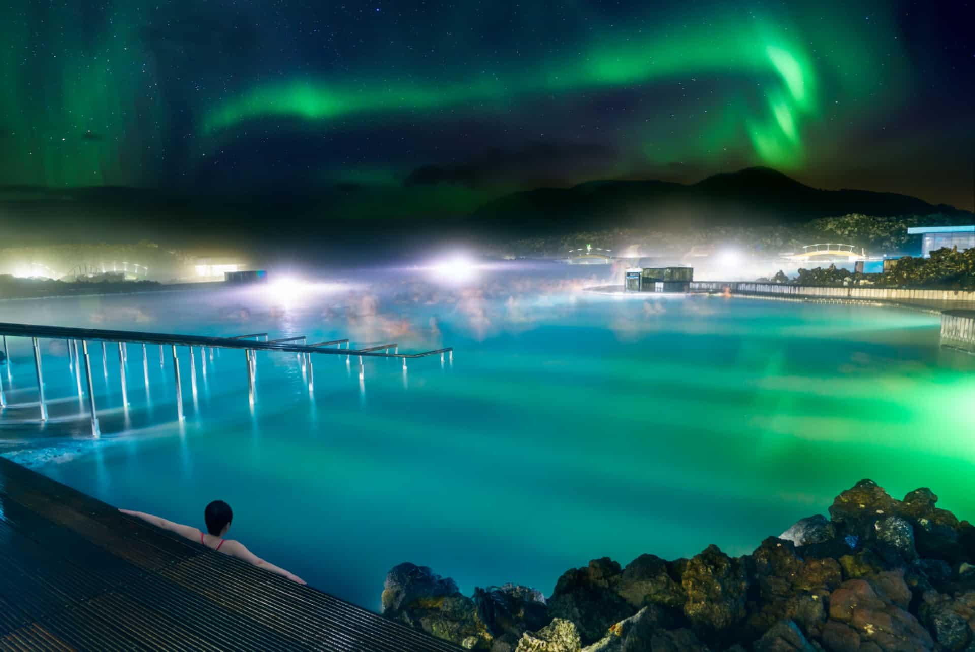 lagon bleu aurore boreale islande