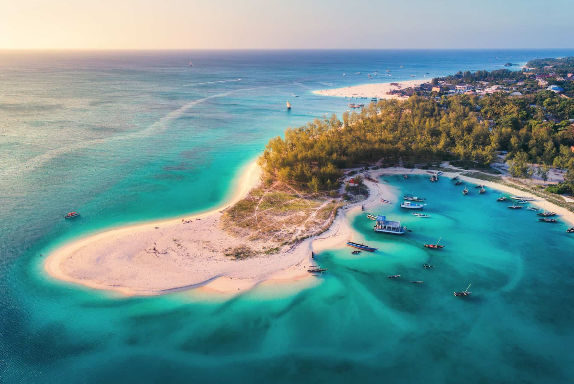 zanzibar vue aerienne