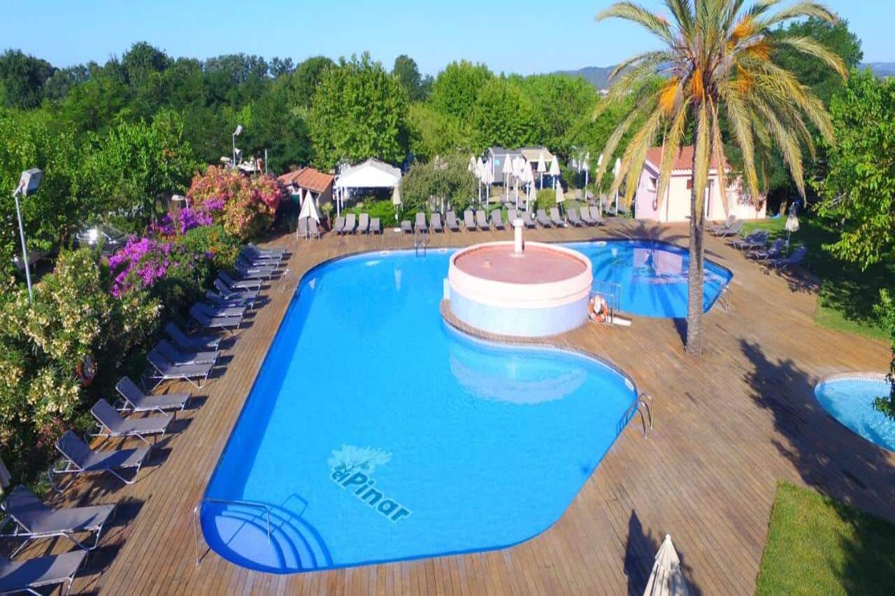 camping el pinar piscine