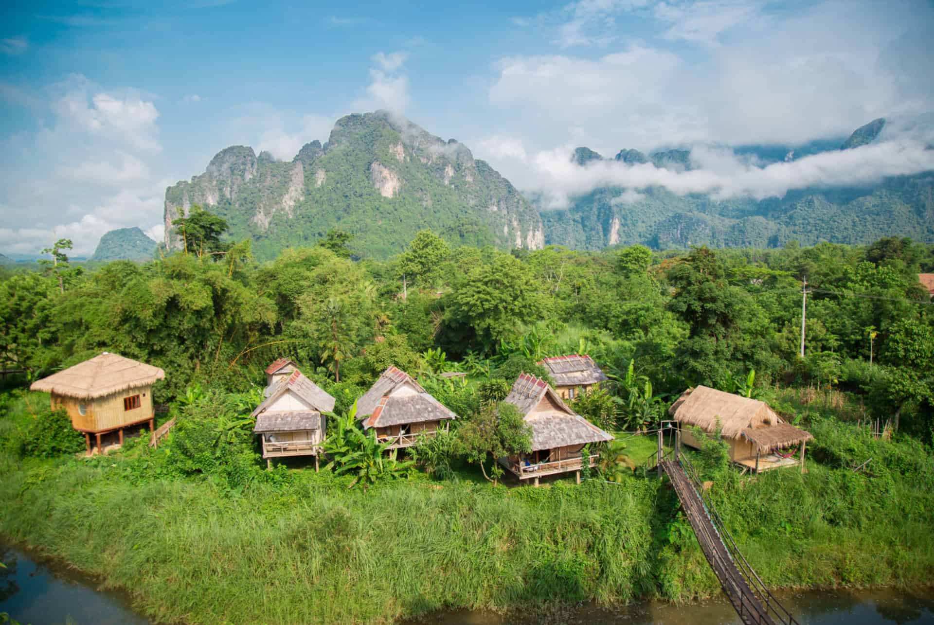 que faire au laos village vang vieng