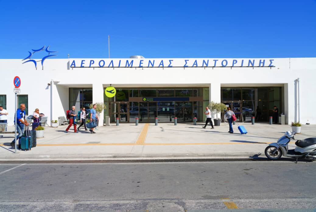 aeroport santorin