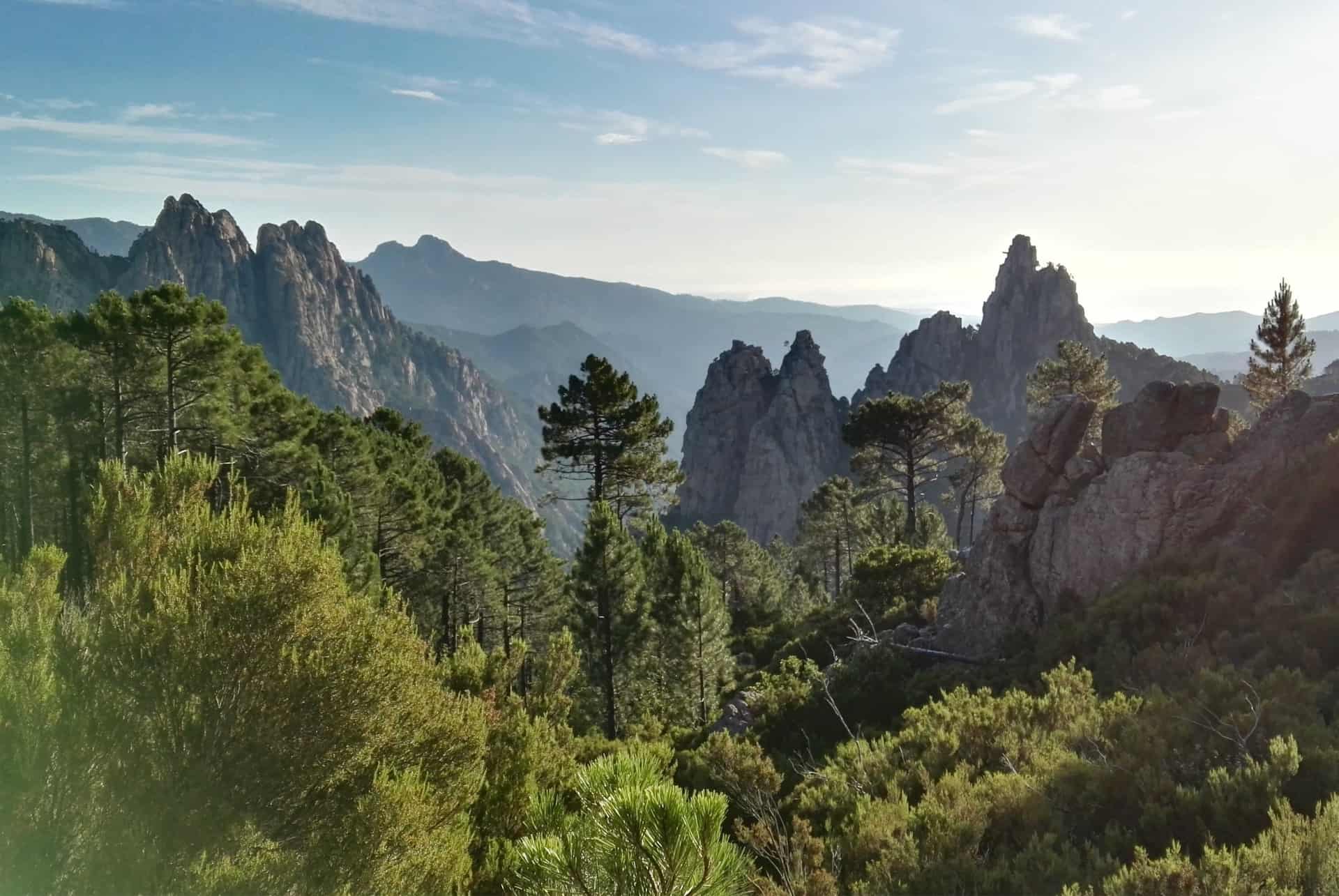 aiguilles de bavella corse du sud