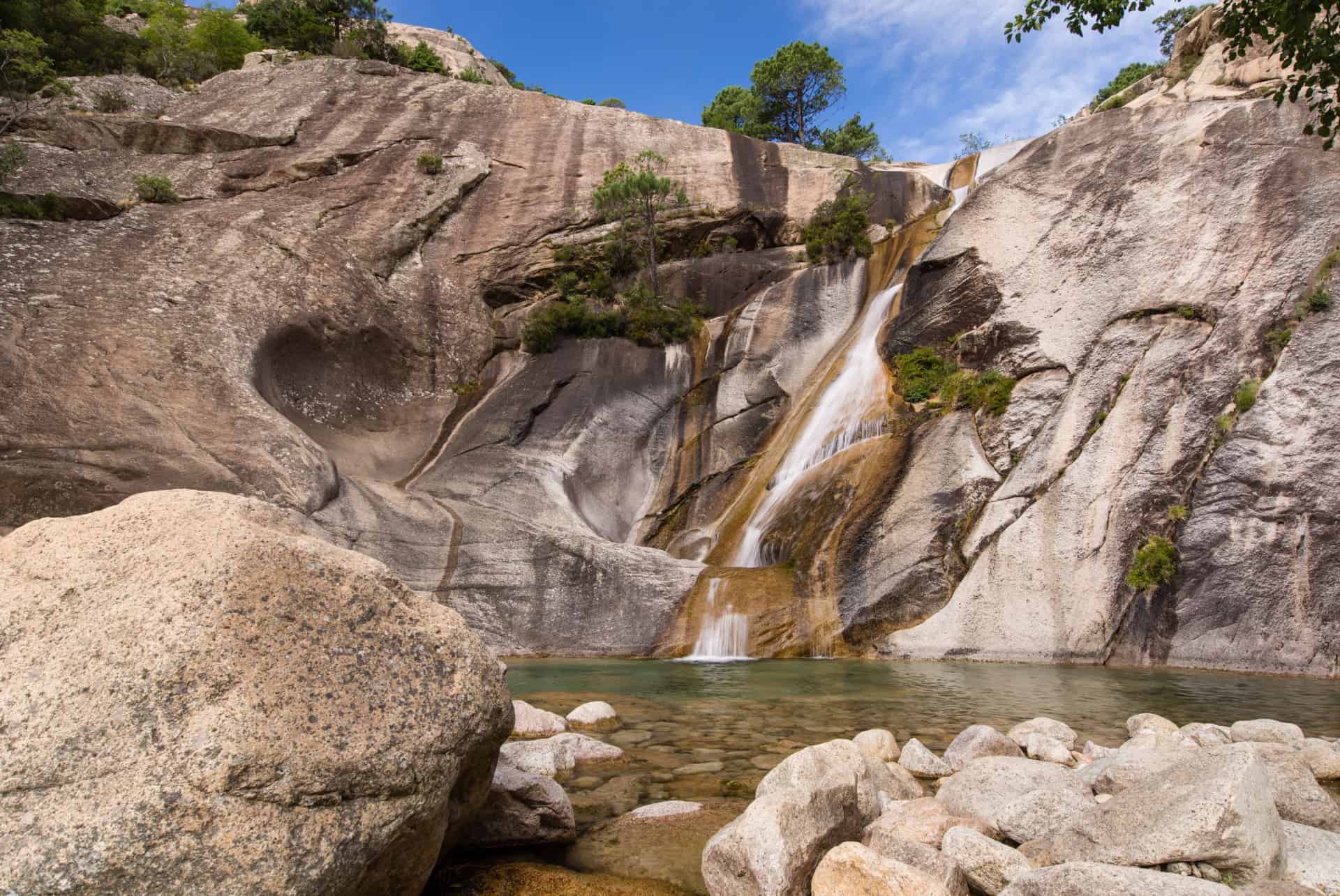 cascades polischellu visiter corse du sud