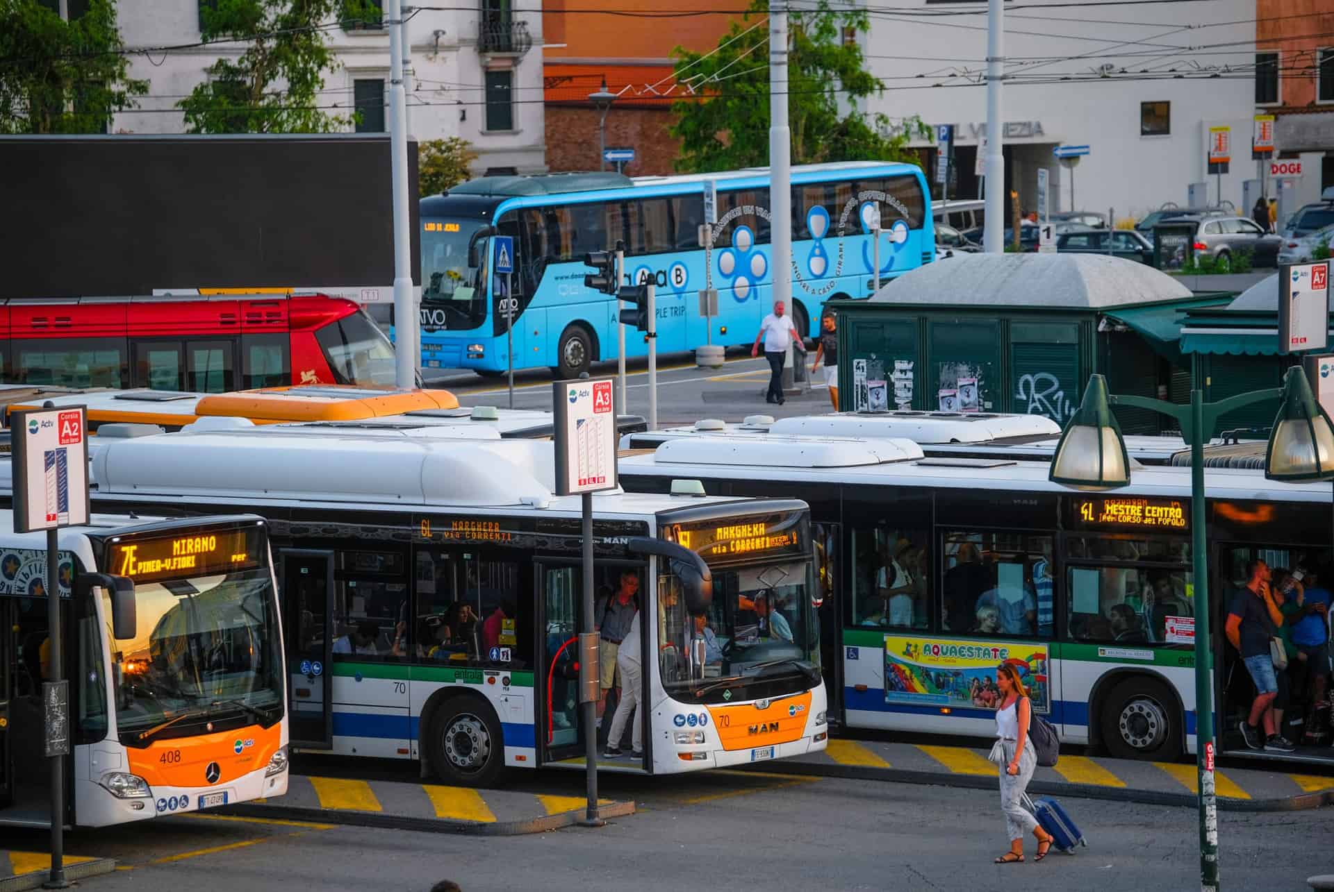 prendre bus venise