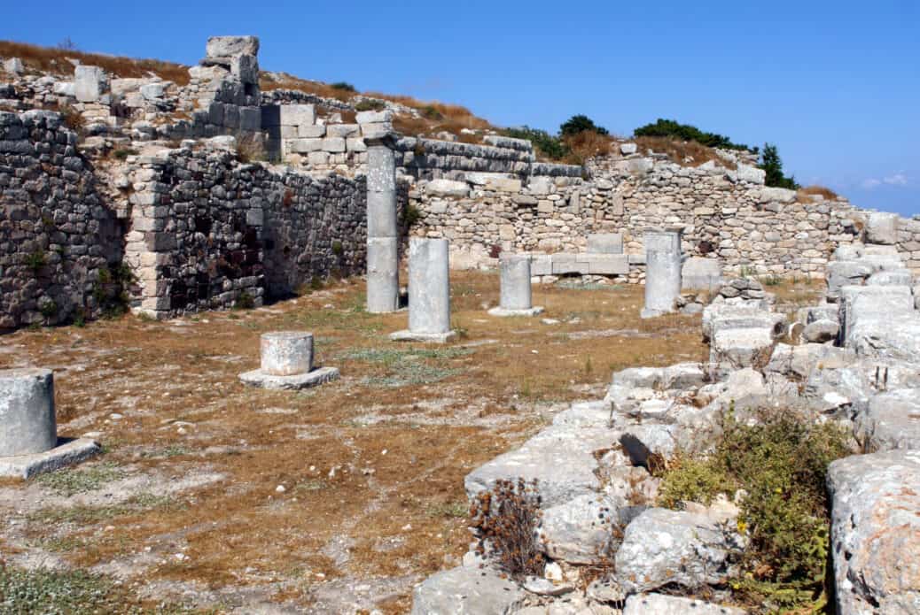 ruines thira