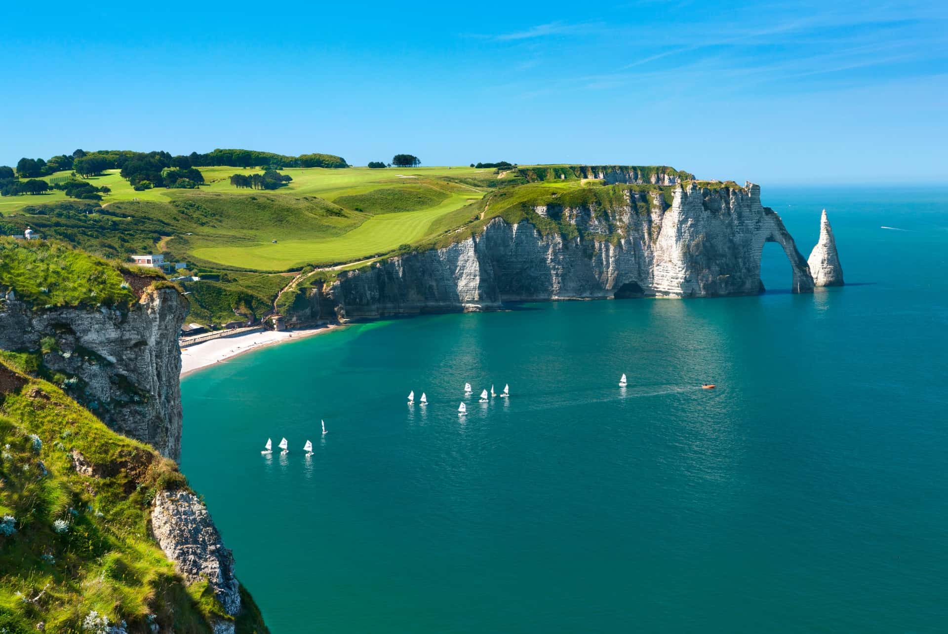 falaises etretat normandie