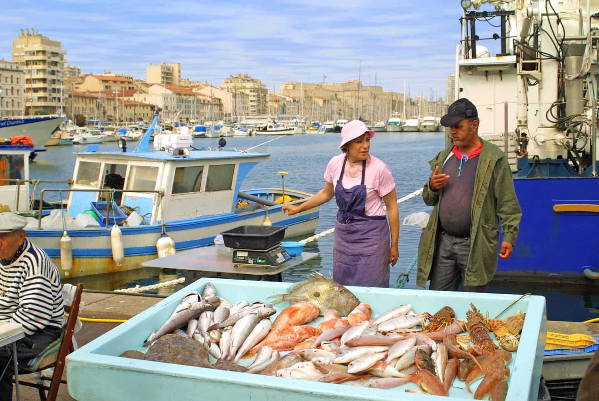 marche aux poissons marseille