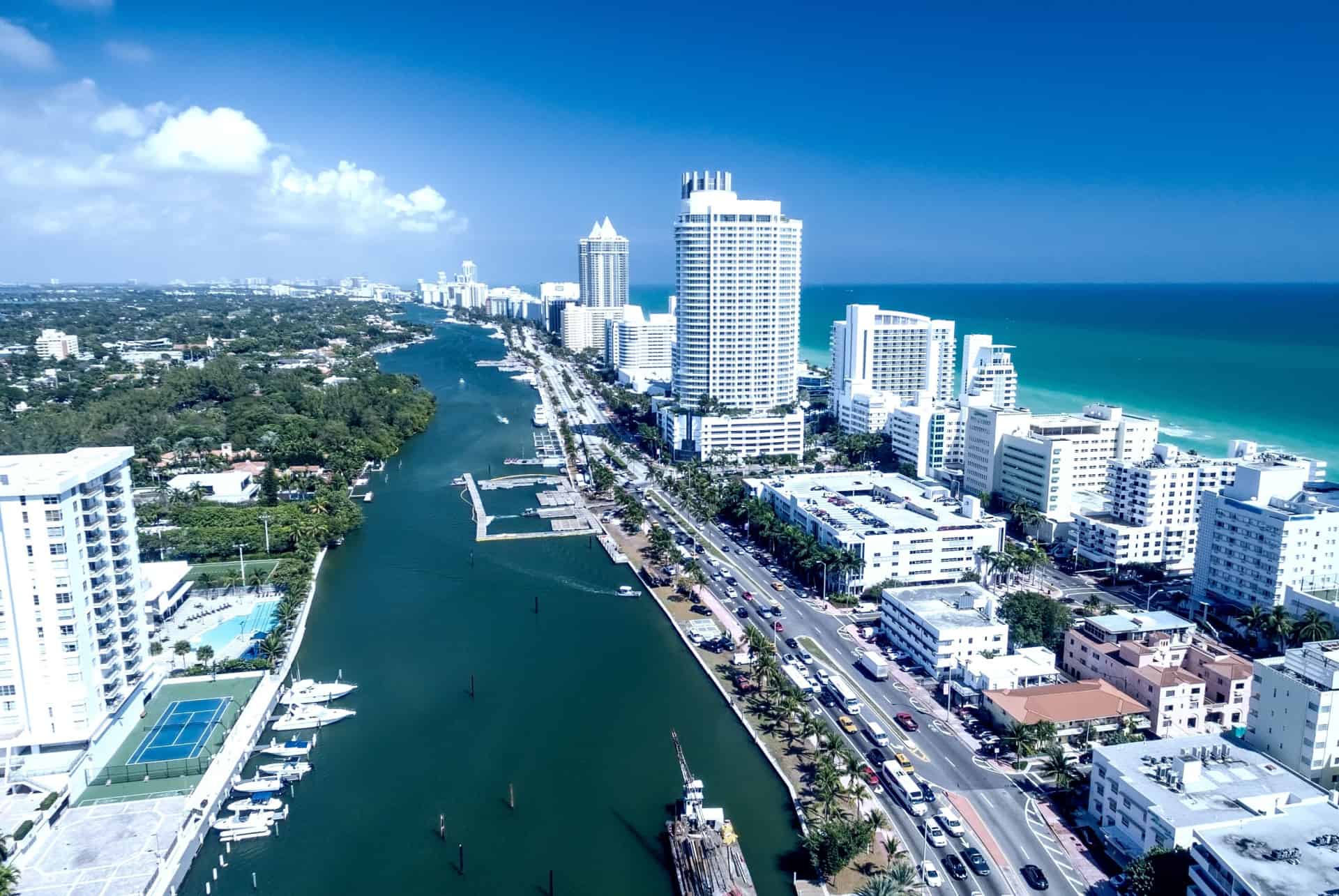 miami vue aerienne