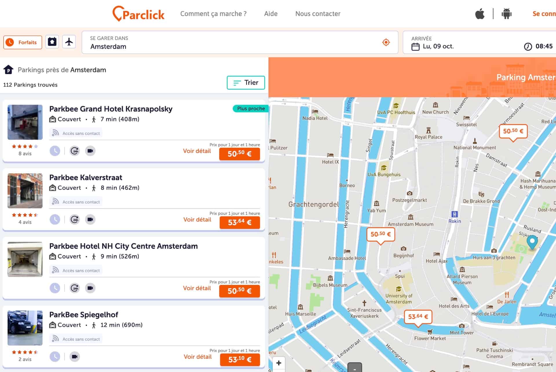 parclick amsterdam