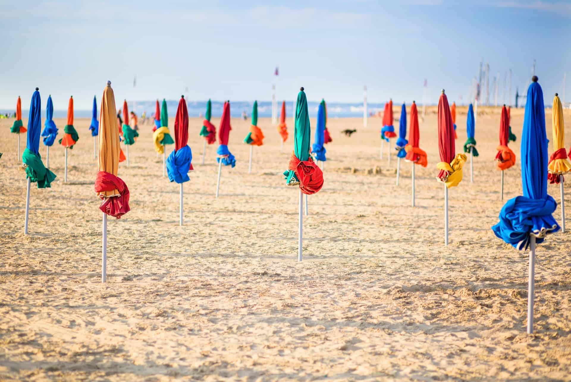 plage deauville normandie