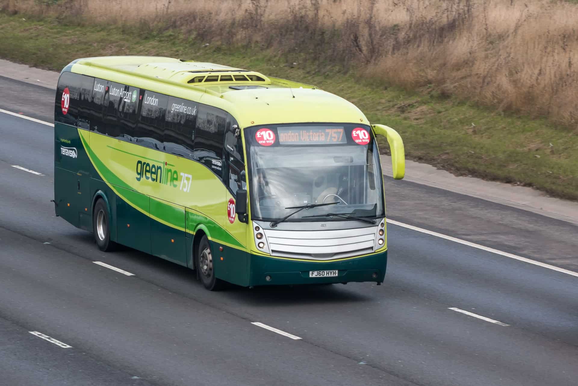 bus green line aeroport luton