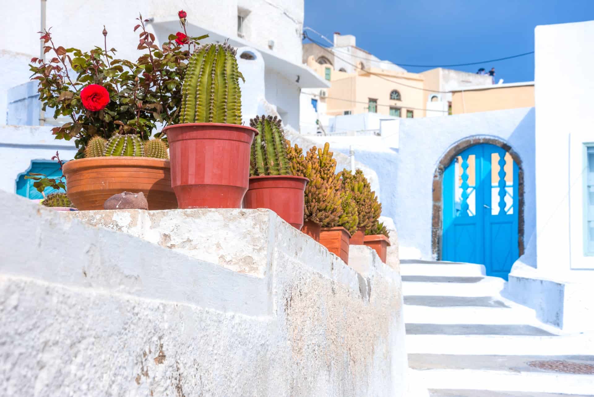 dormir santorin pyrgos cyclades