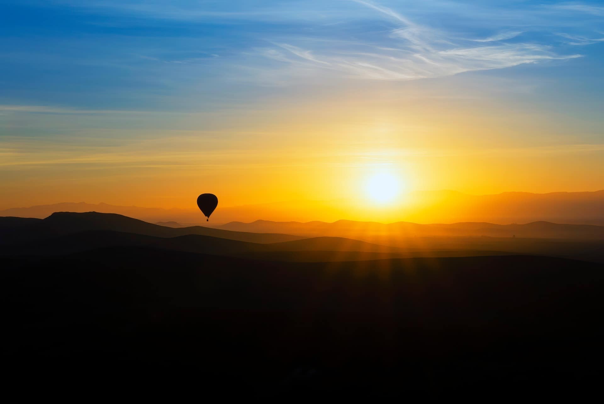 faire montgolfiere lever soleil