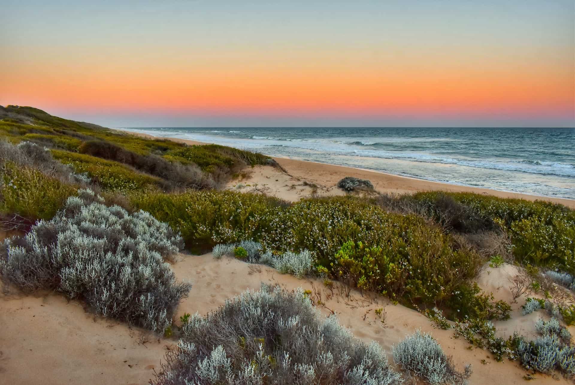 ninety mile beach coucher de soleil